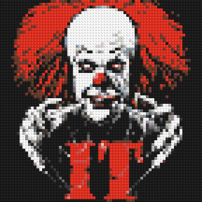 Pennywise (IT) - Brick Art Mosaic Kit 3x3 large