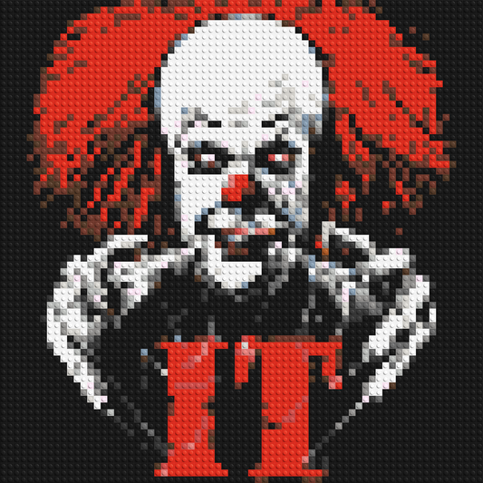 Pennywise (IT) - Brick Art Mosaic Kit 3x3 large