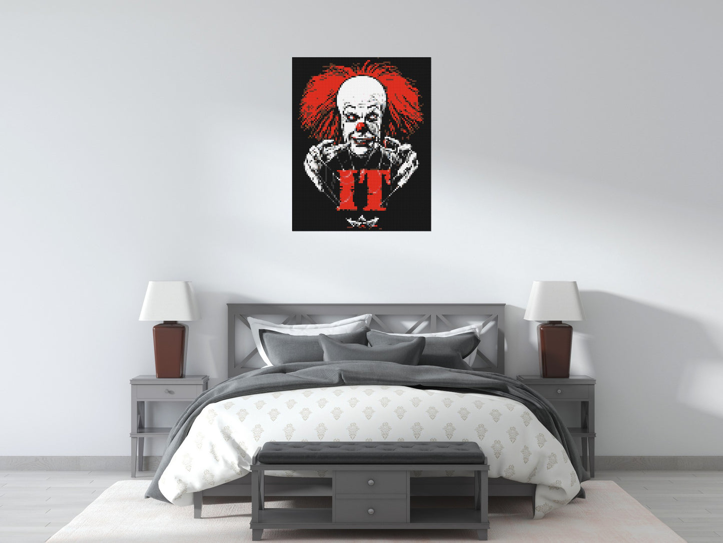 Pennywise (IT) - Brick Art Mosaic Kit 4x5 large