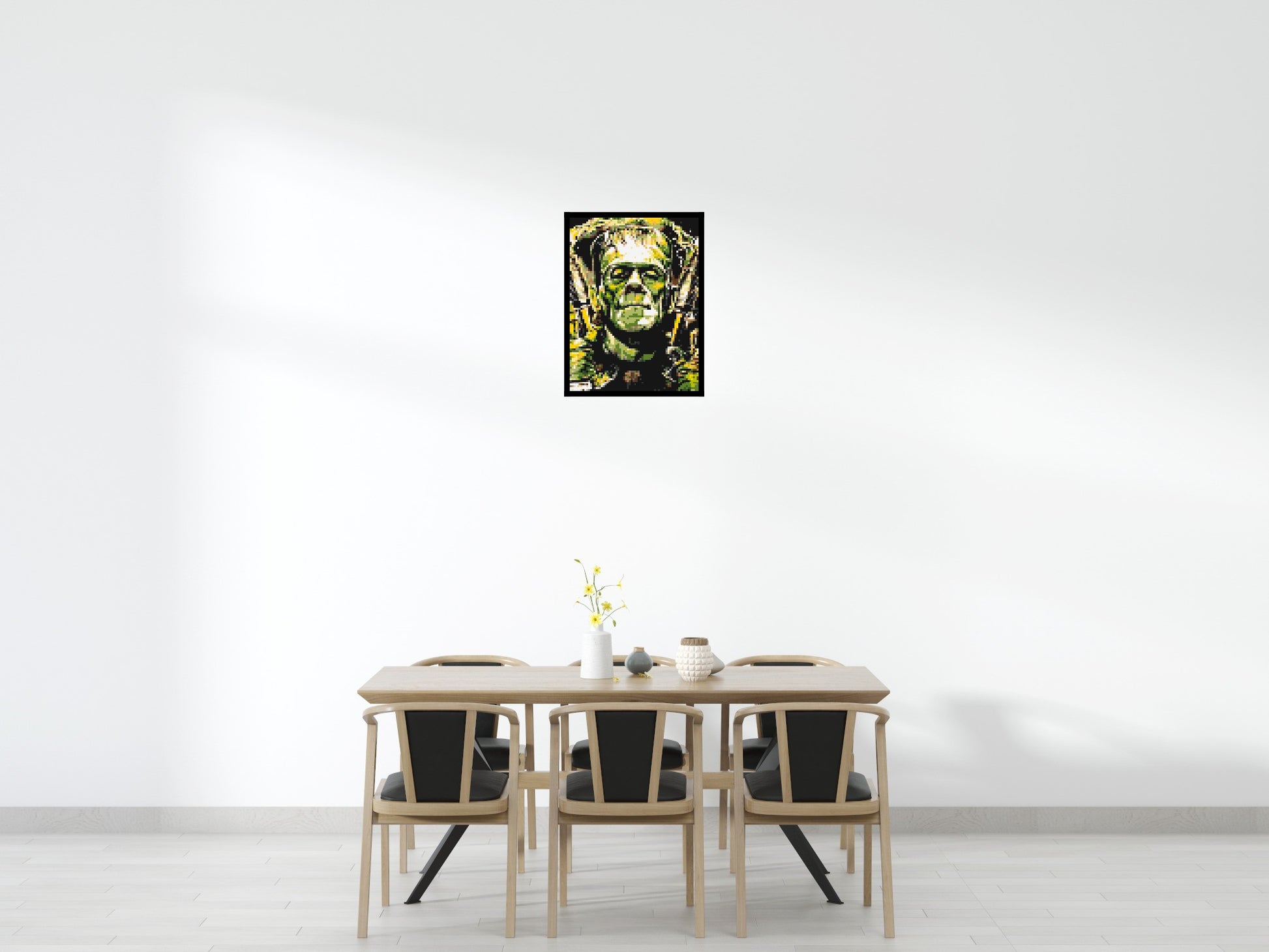 Frankenstein (Boris Karloff) - Brick Art Mosaic Kit 3x4 scene with frame