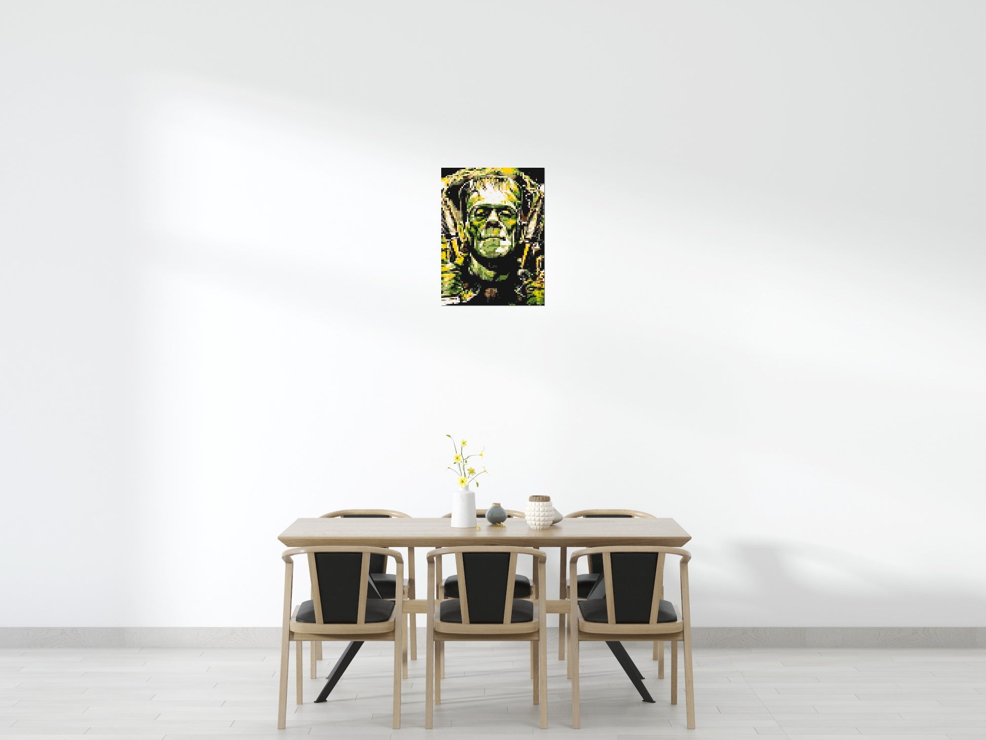 Frankenstein (Boris Karloff) - Brick Art Mosaic Kit 3x4 scene