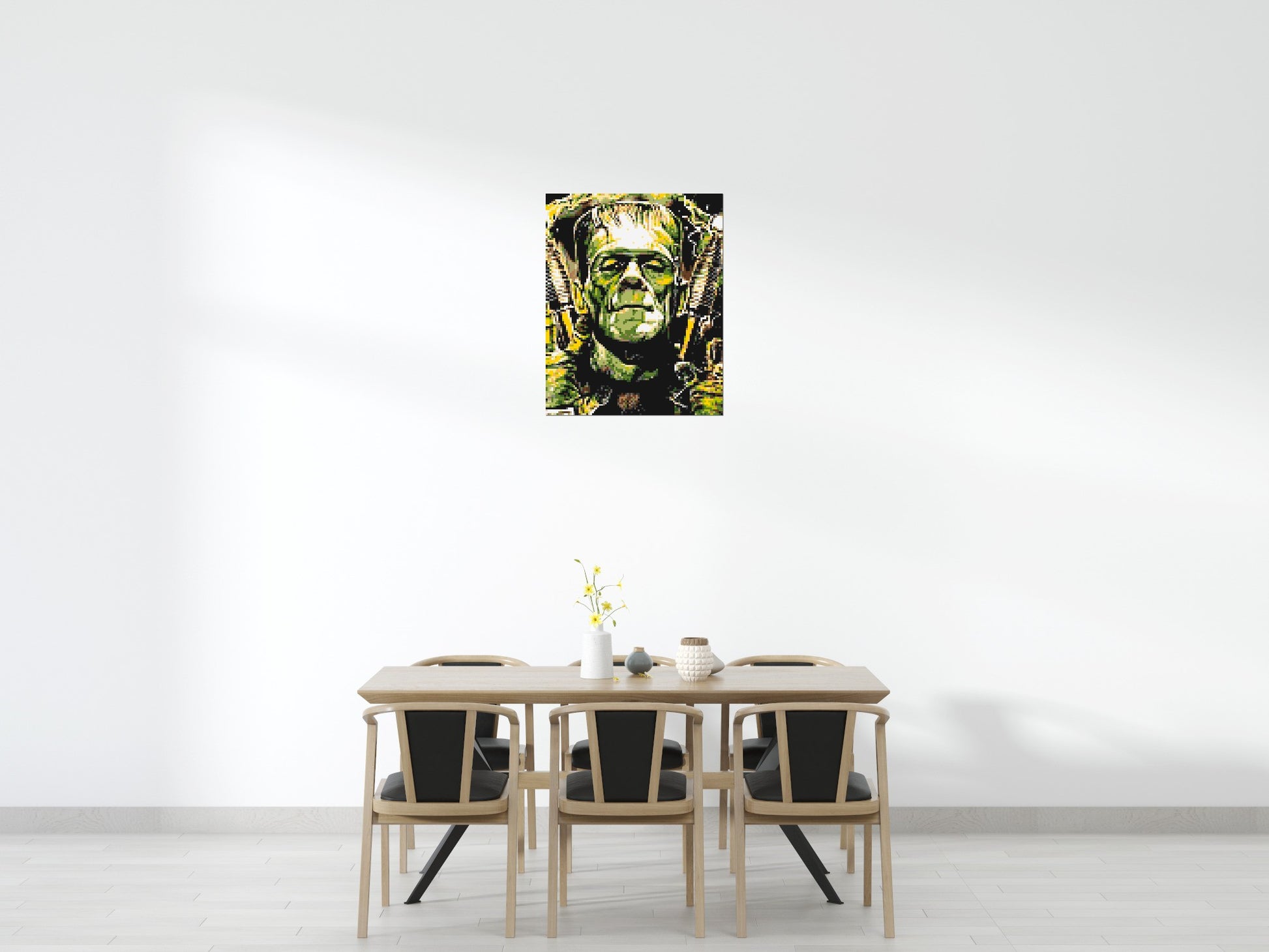 Frankenstein (Boris Karloff) - Brick Art Mosaic Kit 4x5 scene