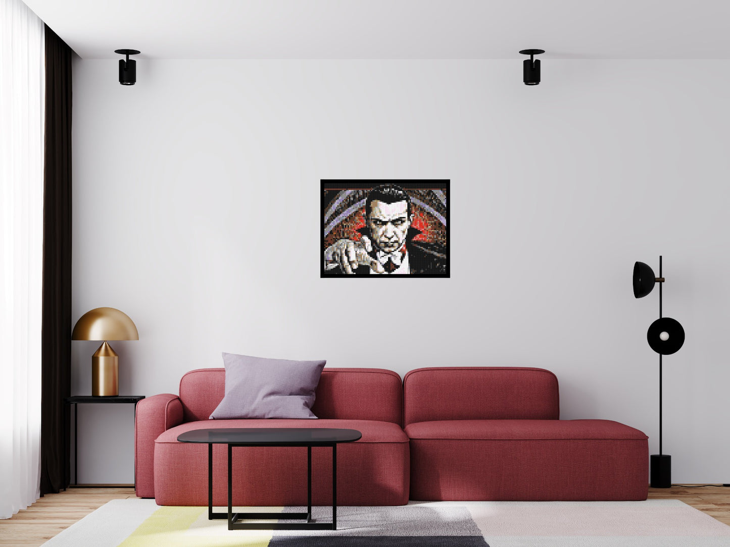 Dracula (Bela Lugosi) - Brick Art Mosaic Kit 4x3 large