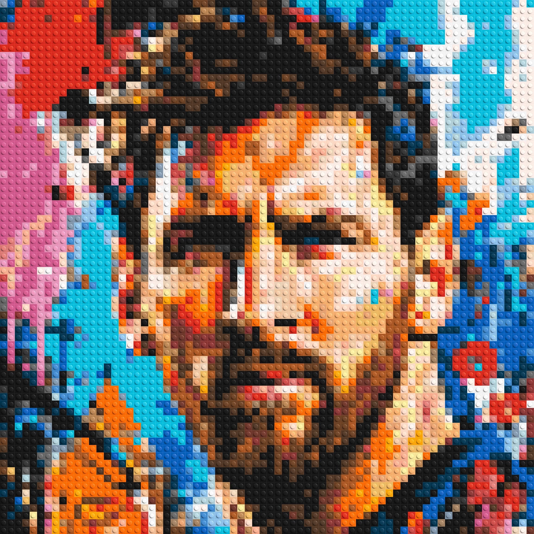 Lionel Messi Urban Pop - Brick Art Mosaic Kit 3x3 large