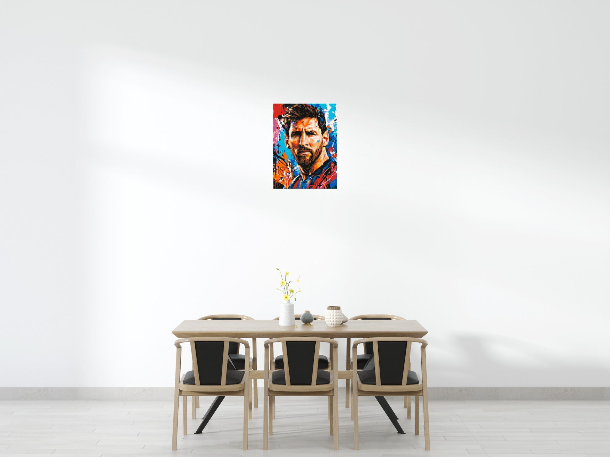 Lionel Messi Urban Pop - Brick Art Mosaic Kit 3x4 scene
