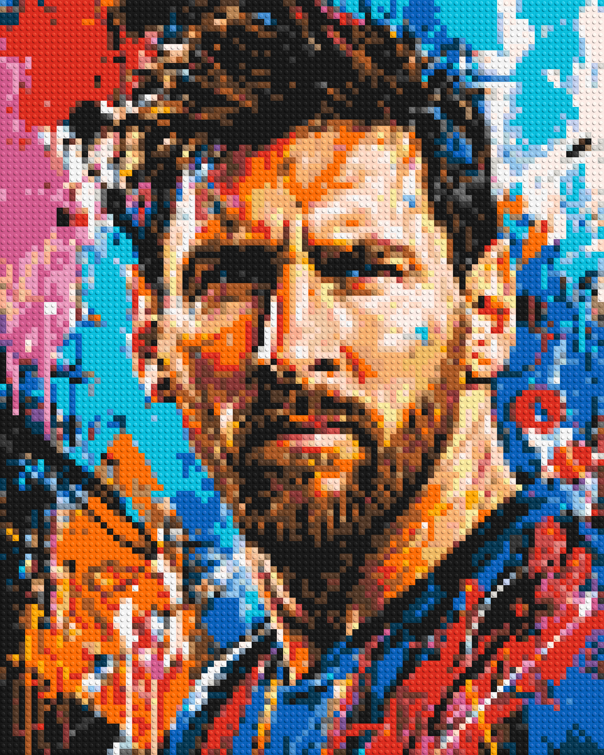 Lionel Messi Urban Pop - Brick Art Mosaic Kit 4x5 large