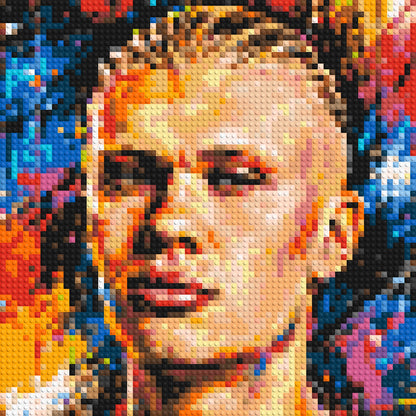 Erling Haaland Urban Pop - Brick Art Mosaic Kit 3x3 large