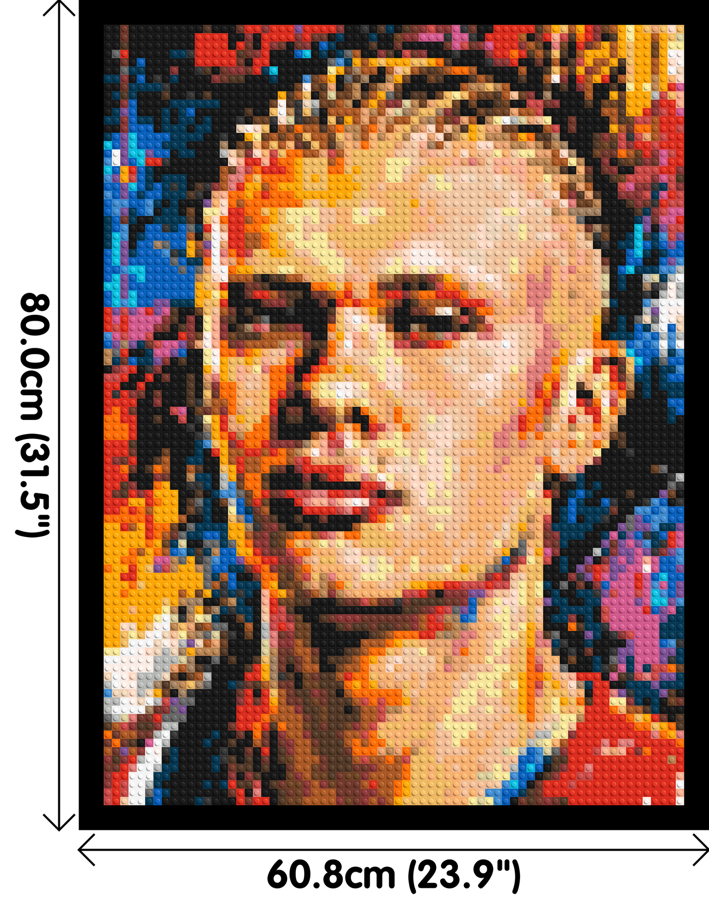 Erling Haaland Urban Pop - Brick Art Mosaic Kit 3x4 large