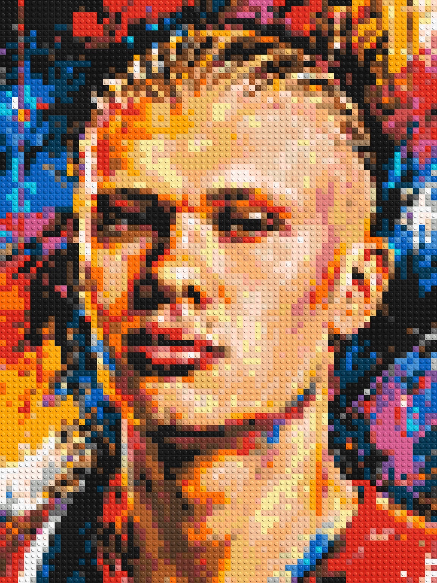 Erling Haaland Urban Pop - Brick Art Mosaic Kit 3x4 large