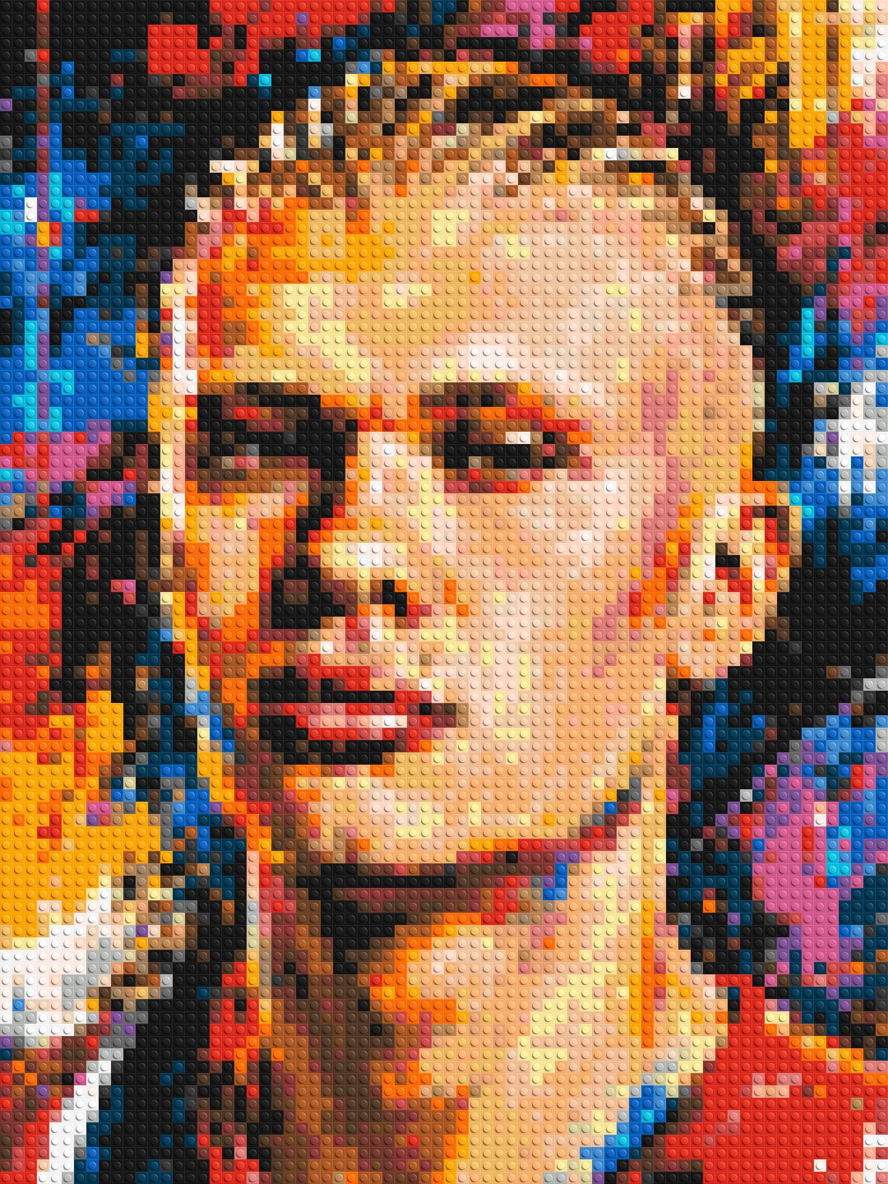 Erling Haaland Urban Pop - Brick Art Mosaic Kit 3x4 large