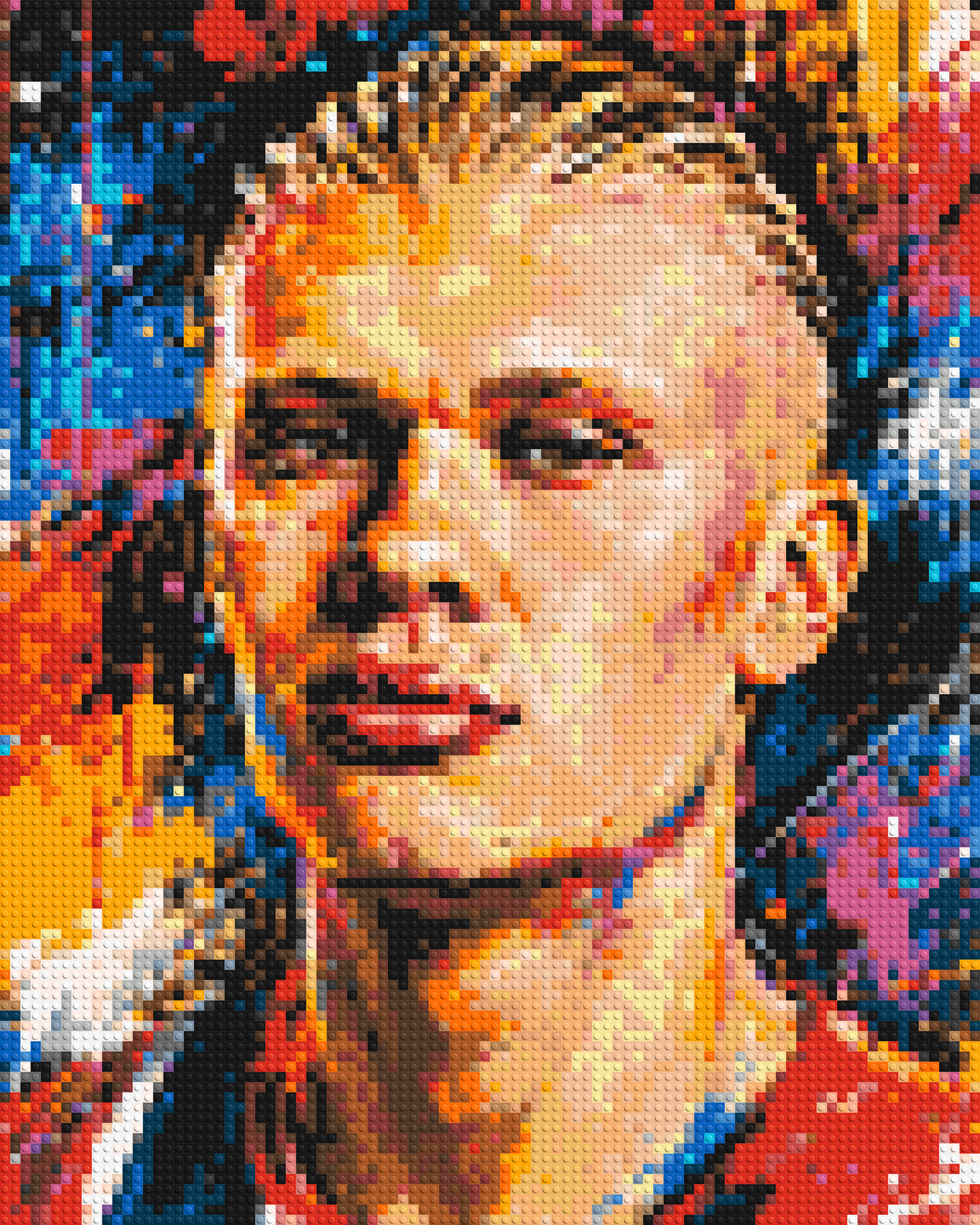 Erling Haaland Urban Pop - Brick Art Mosaic Kit 4x5 large