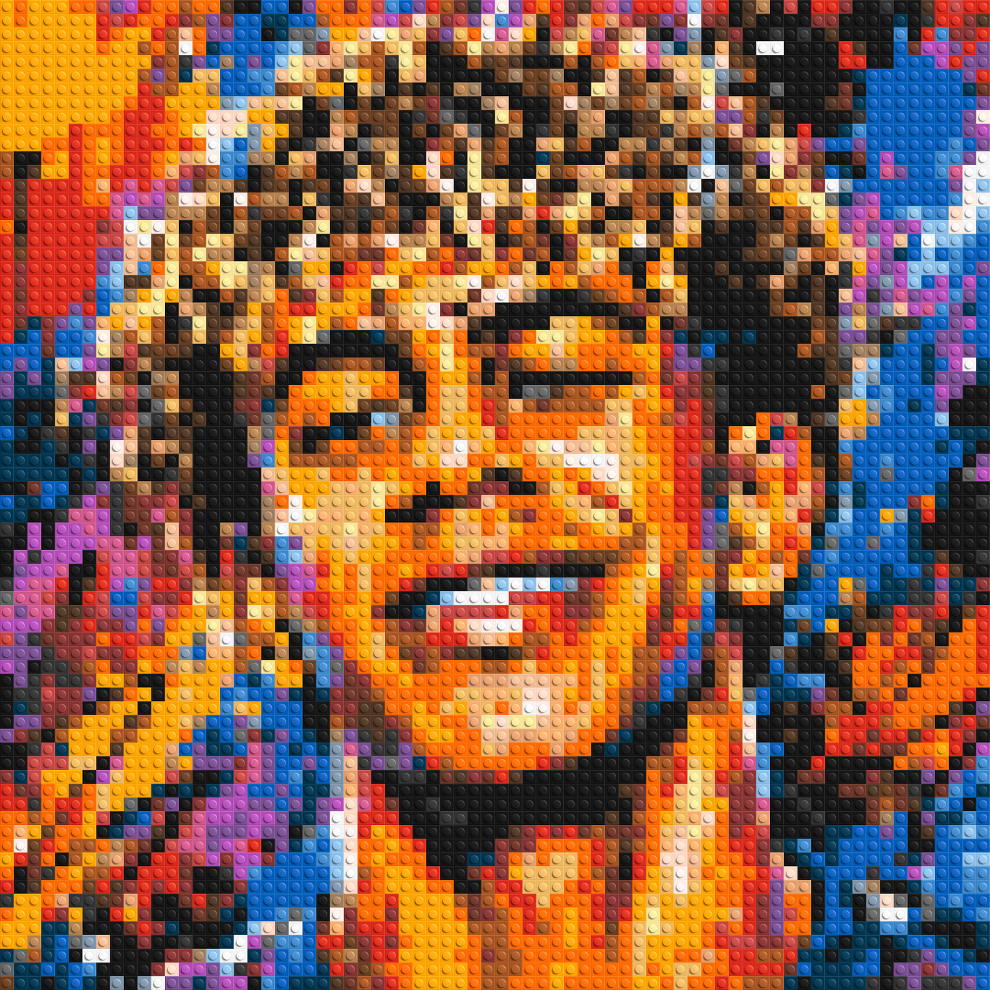 Lamine Yamal Urban Pop - Brick Art Mosaic Kit 3x3 large