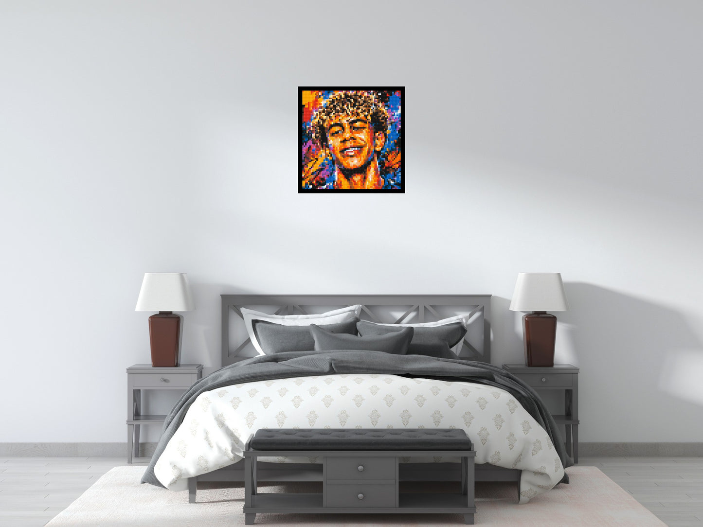 Lamine Yamal Urban Pop - Brick Art Mosaic Kit 3x3 large