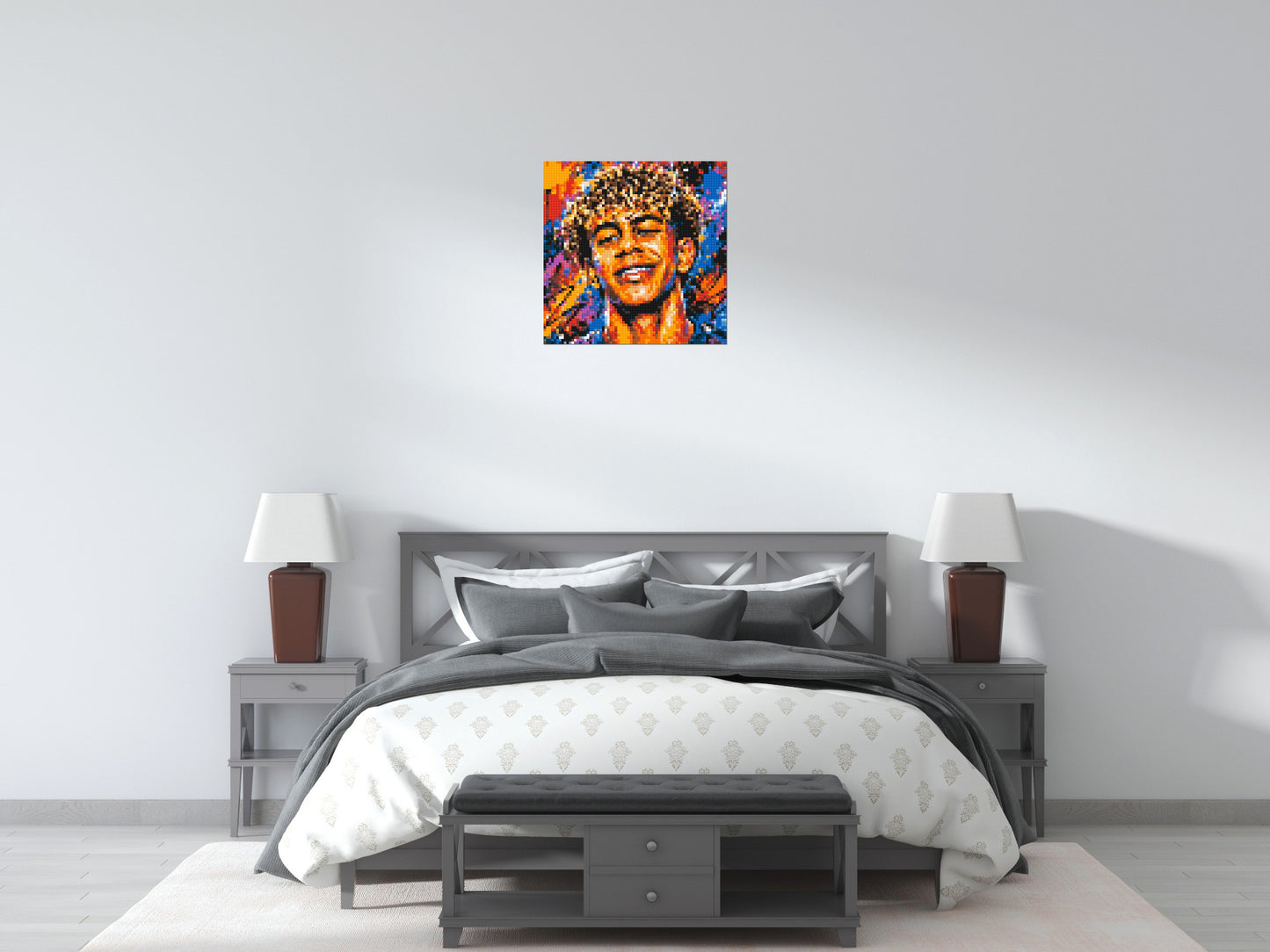 Lamine Yamal Urban Pop - Brick Art Mosaic Kit 3x3 large