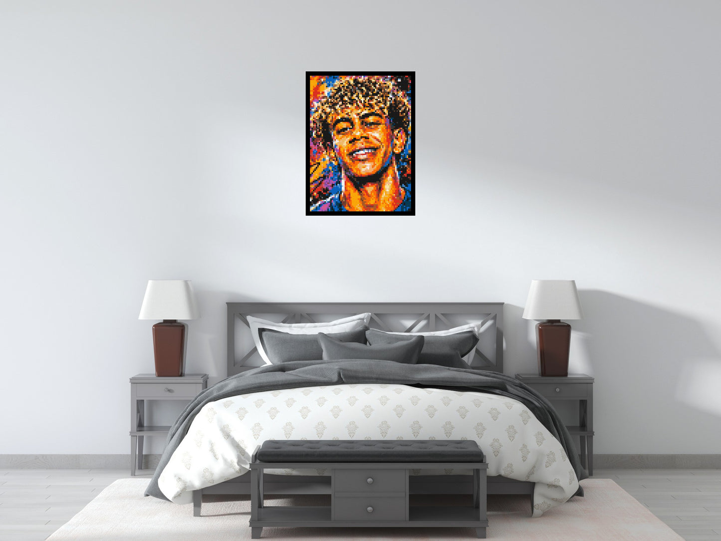 Lamine Yamal Urban Pop - Brick Art Mosaic Kit 3x4 large