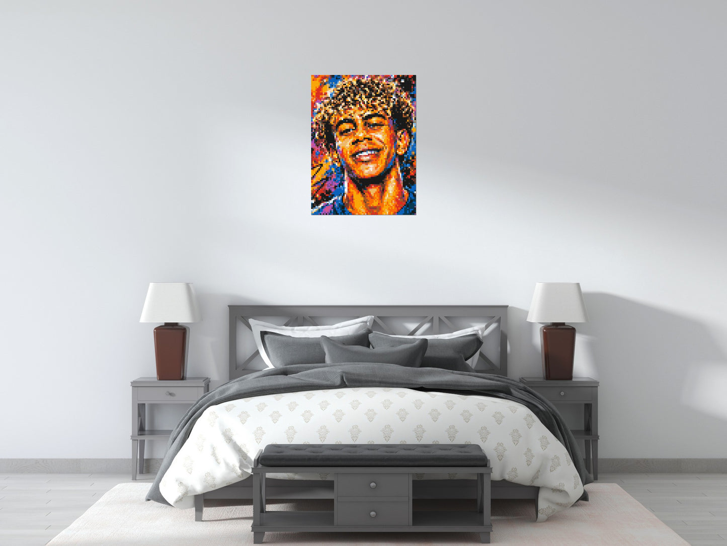 Lamine Yamal Urban Pop - Brick Art Mosaic Kit 3x4 large