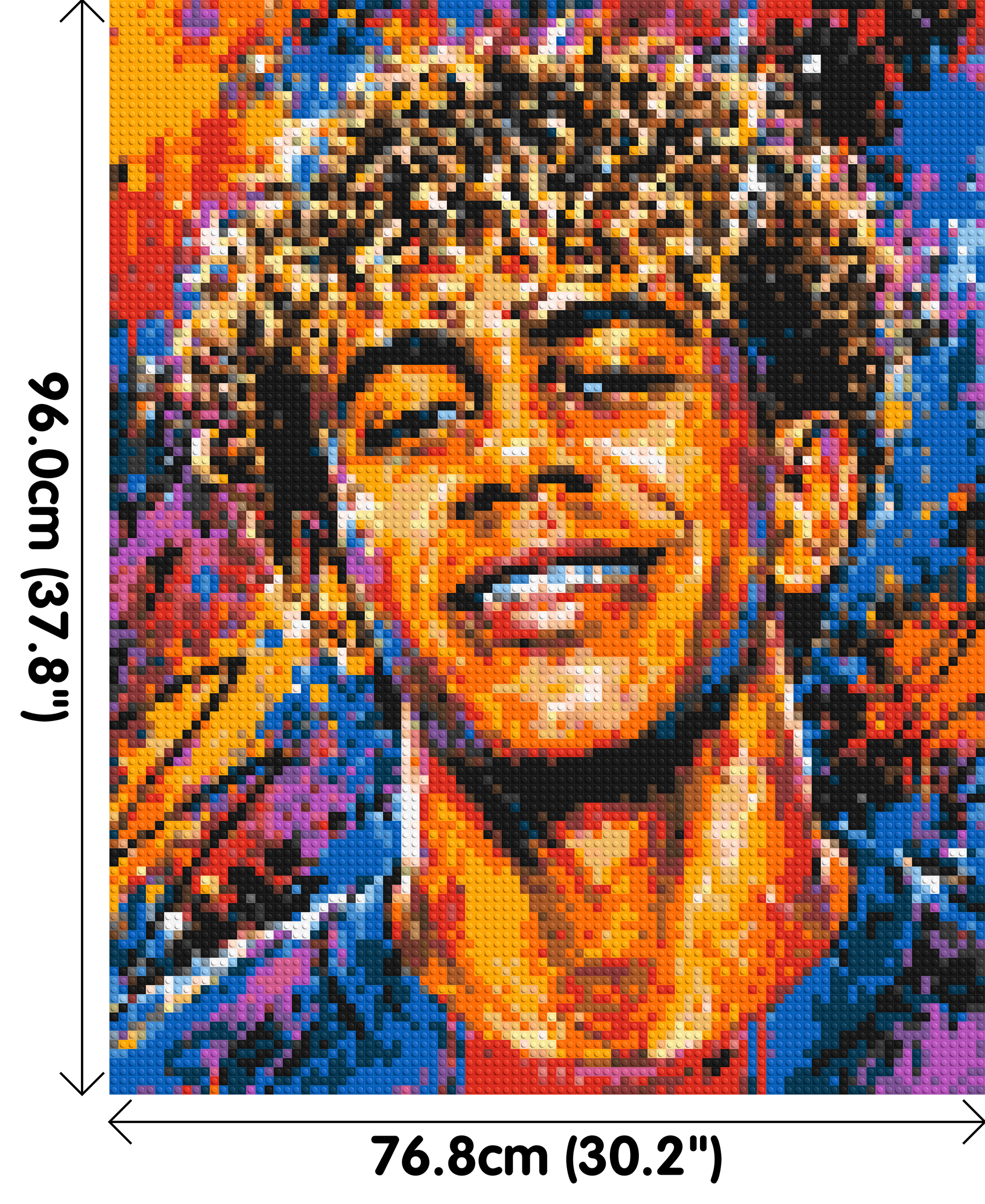Lamine Yamal Urban Pop - Brick Art Mosaic Kit 4x5 dimensions