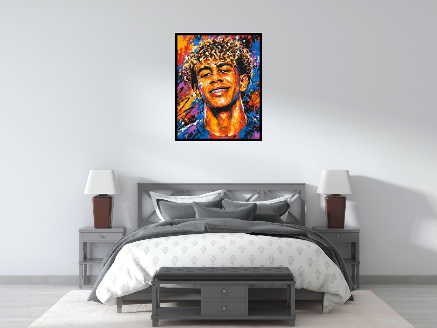 Lamine Yamal Urban Pop - Brick Art Mosaic Kit 4x5 large