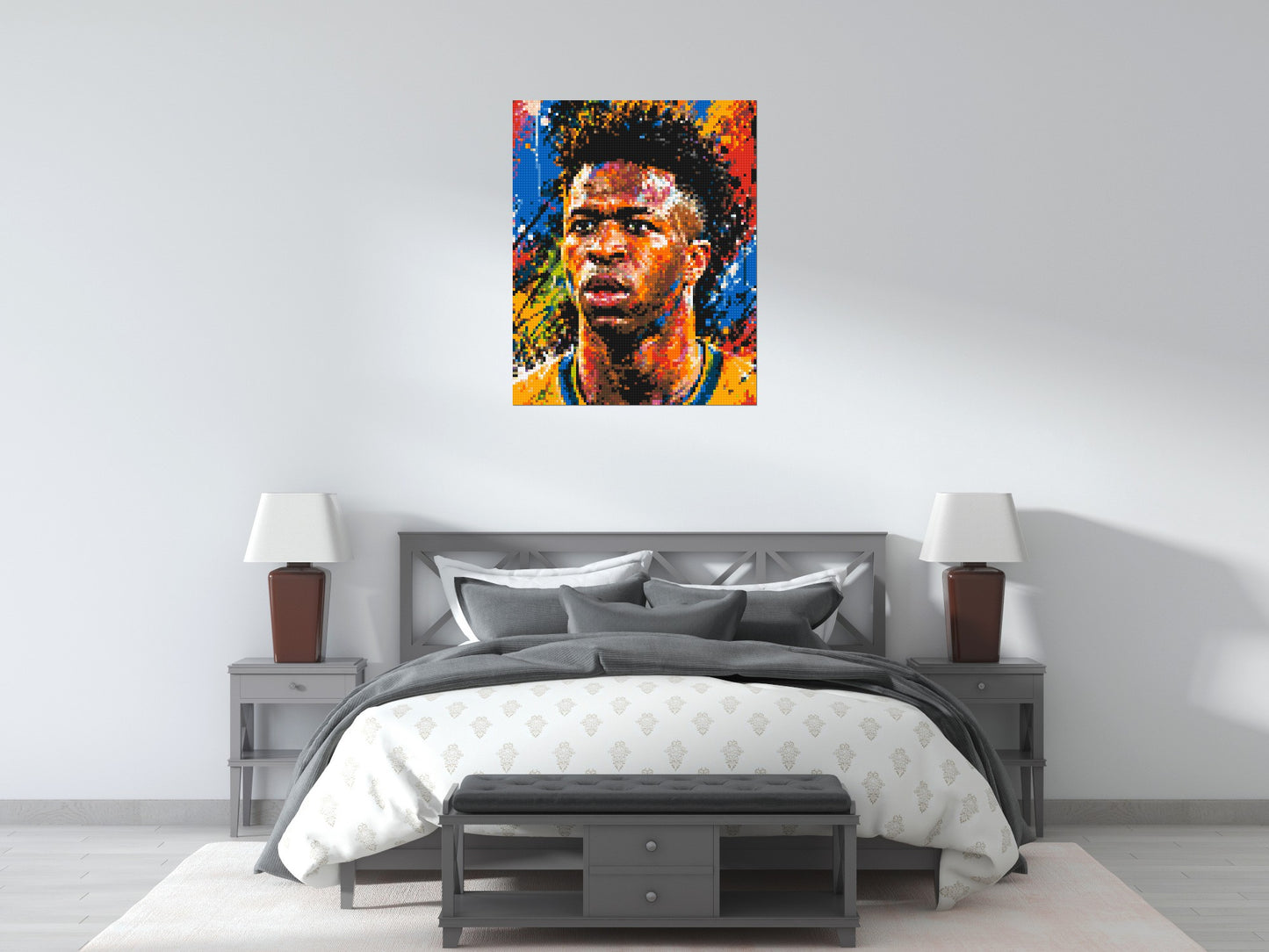 Vinícius Júnior Urban Pop - Brick Art Mosaic Kit 4x5 large