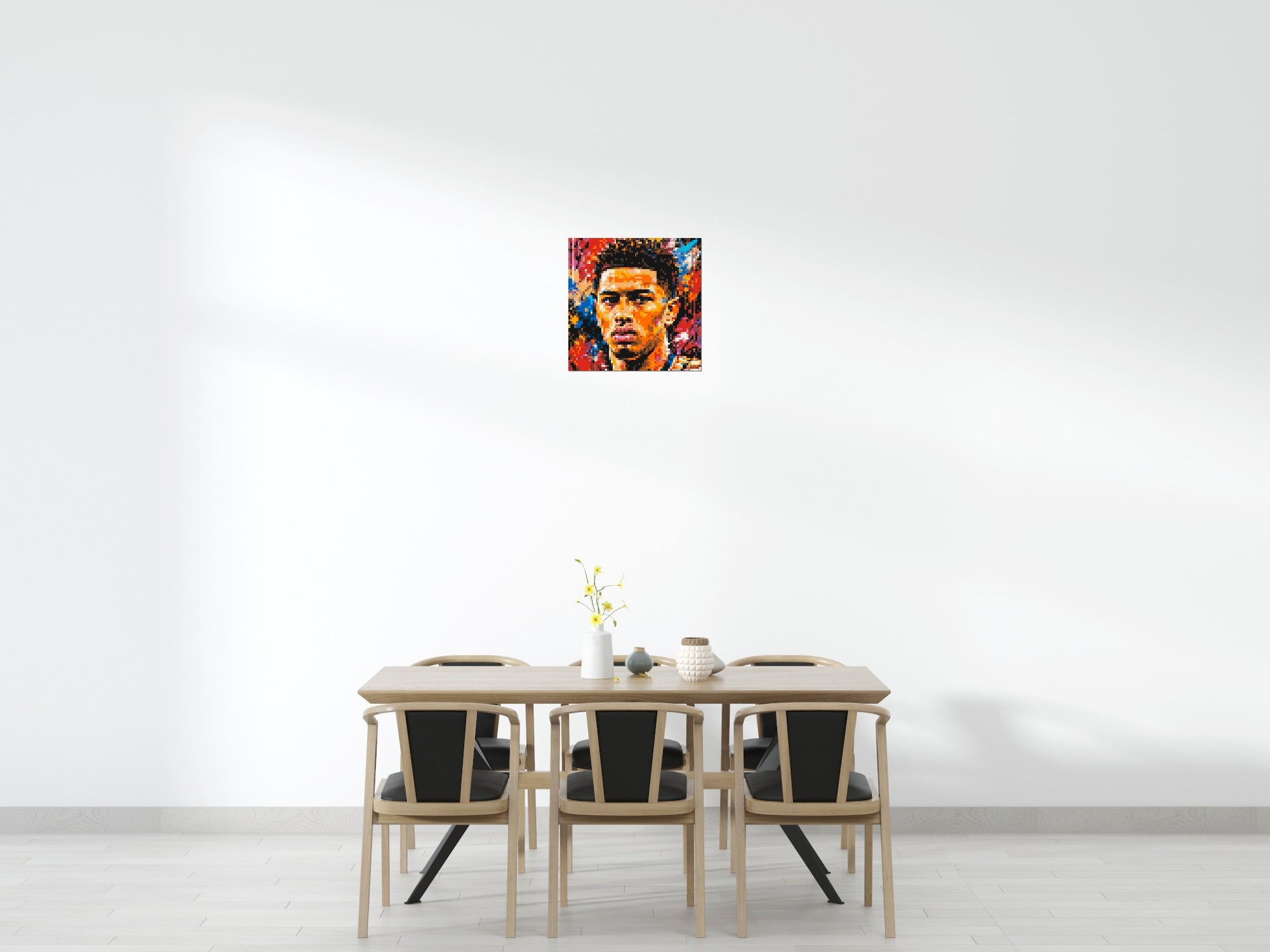 Jude Bellingham Urban Pop - Brick Art Mosaic Kit 3x3 scene