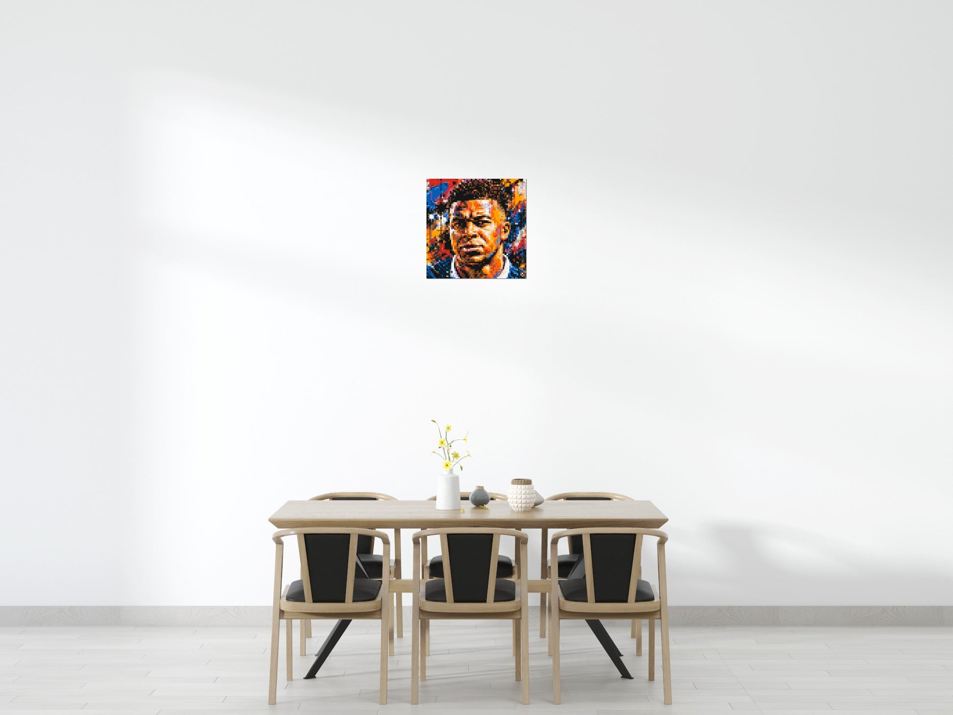 Kylian Mbappé Urban Pop - Brick Art Mosaic Kit 3x3 scene