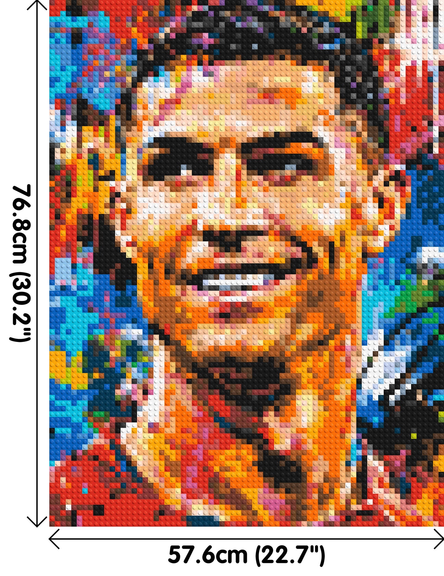 Cristiano Ronaldo Urban Pop - Brick Art Mosaic Kit 3x4 large