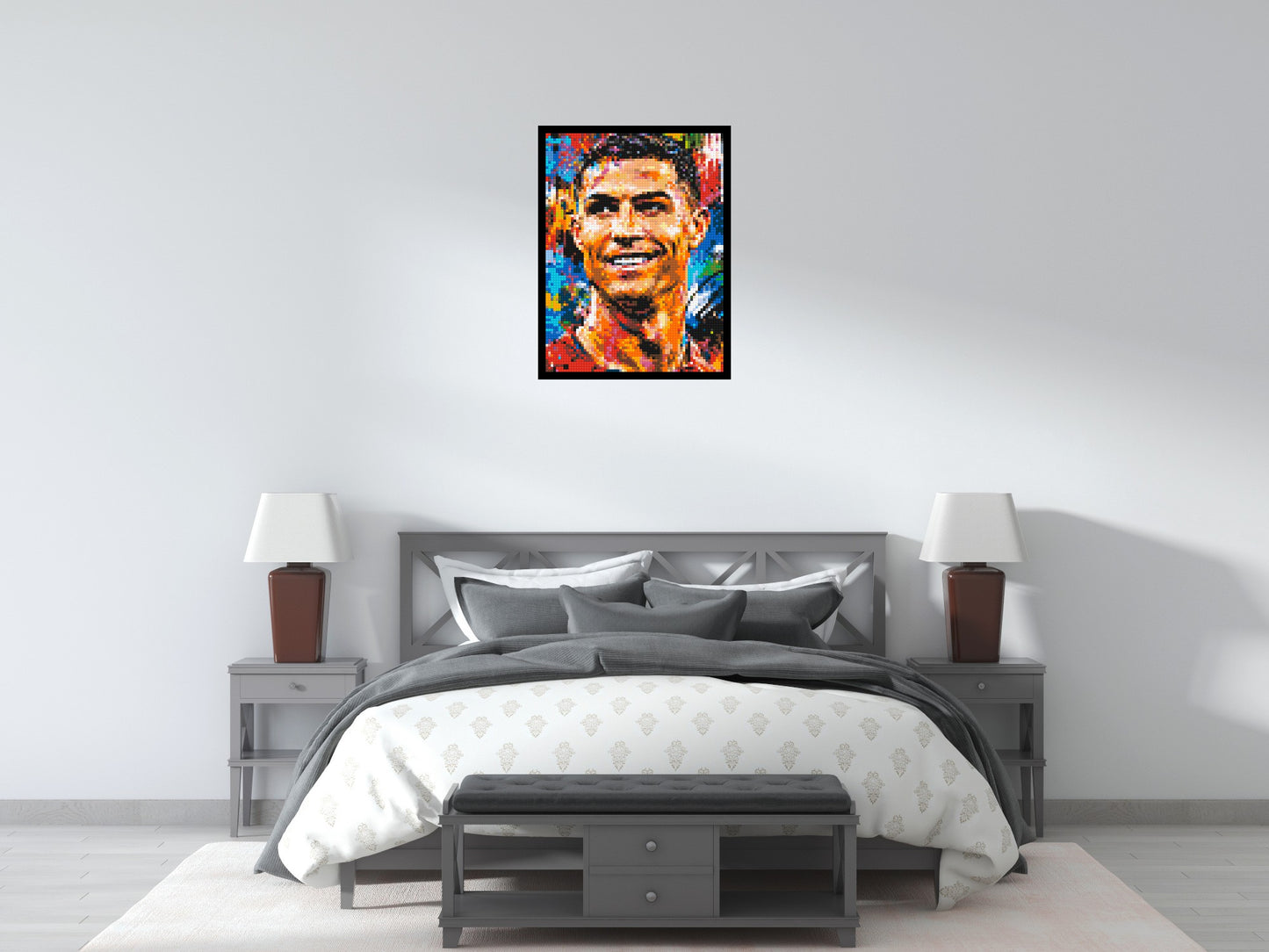 Cristiano Ronaldo Urban Pop - Brick Art Mosaic Kit 3x4 large