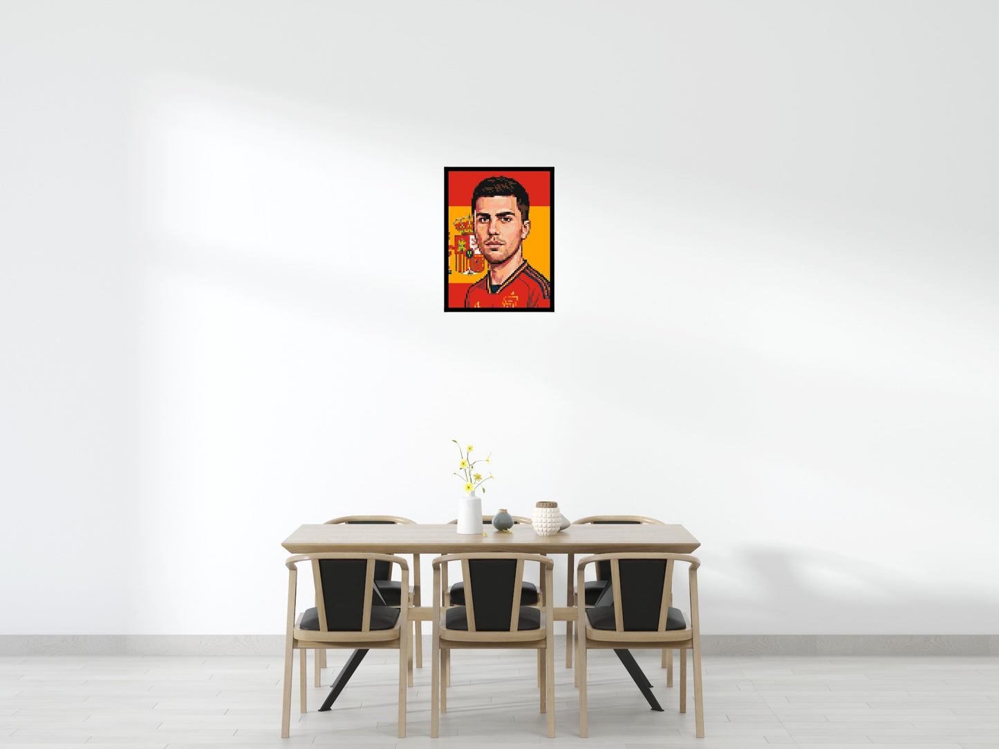 Rodri Caricature - Brick Art Mosaic Kit 3x4 large