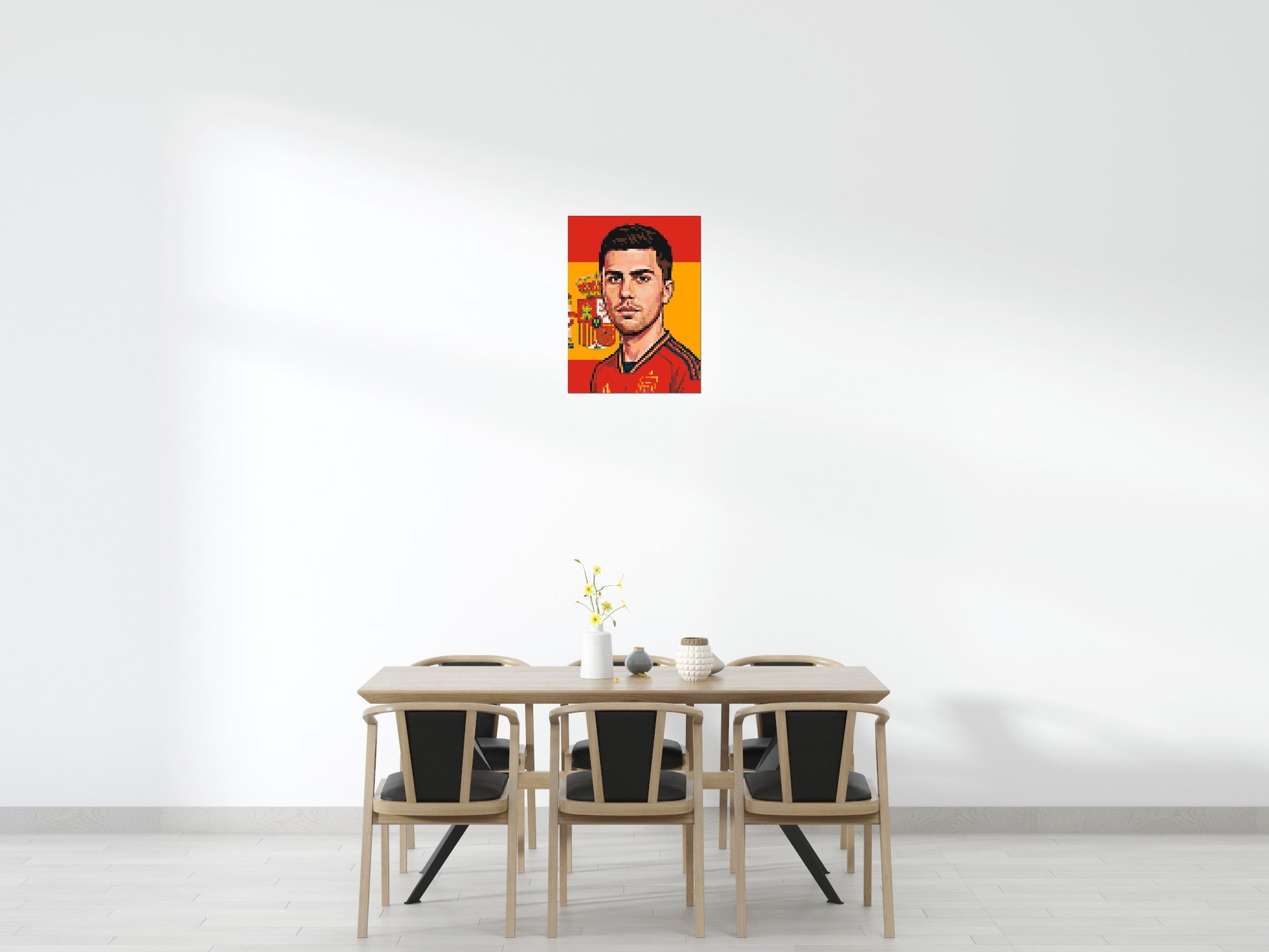 Rodri Caricature - Brick Art Mosaic Kit 3x4 scene
