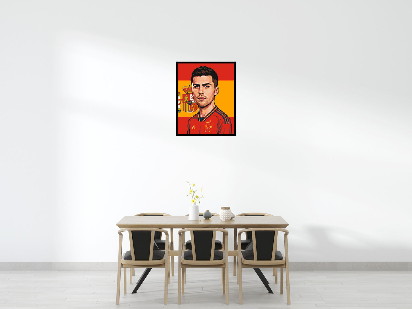 Rodri Caricature - Brick Art Mosaic Kit 4x5 large