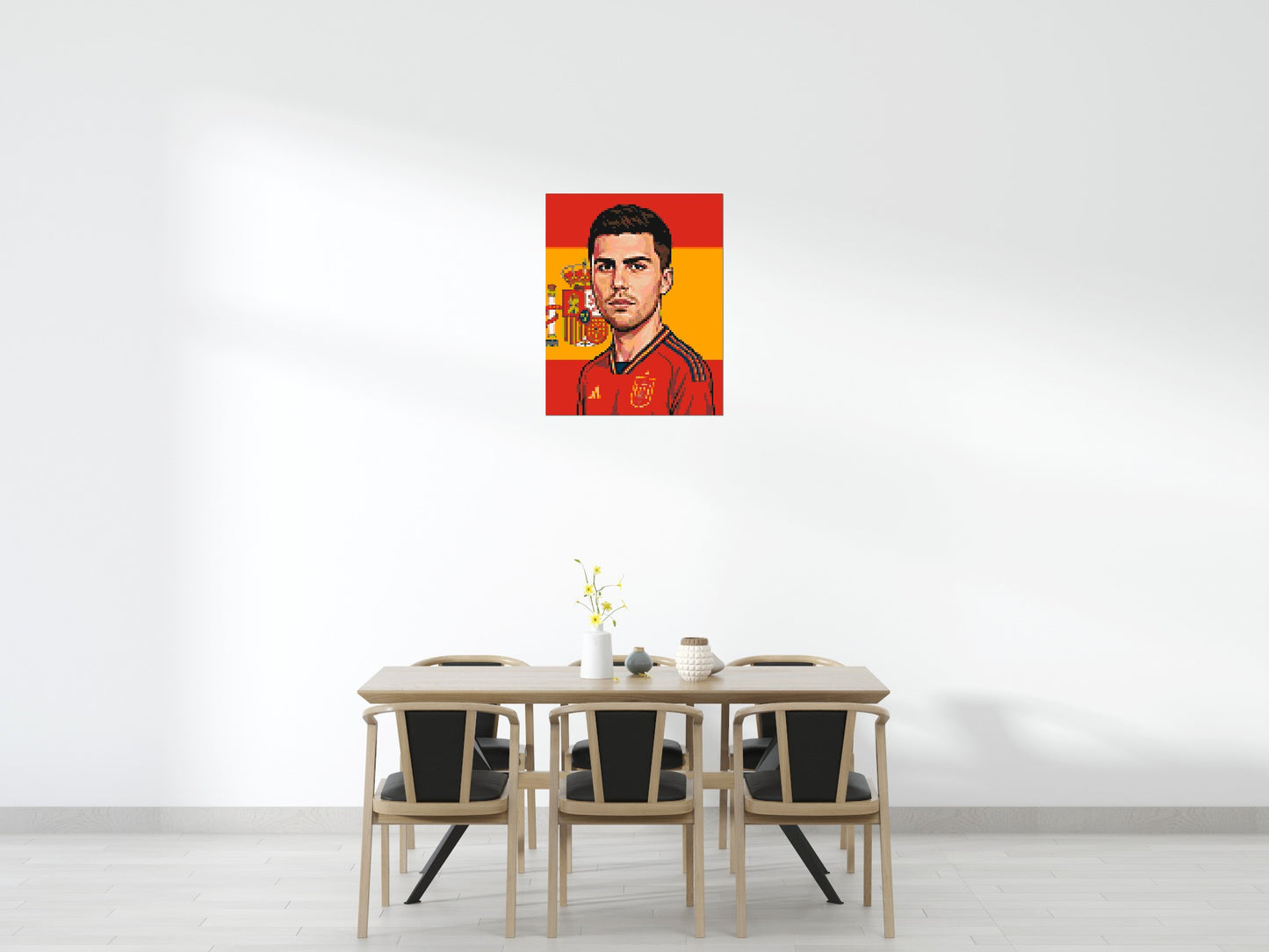 Rodri Caricature - Brick Art Mosaic Kit 4x5 large