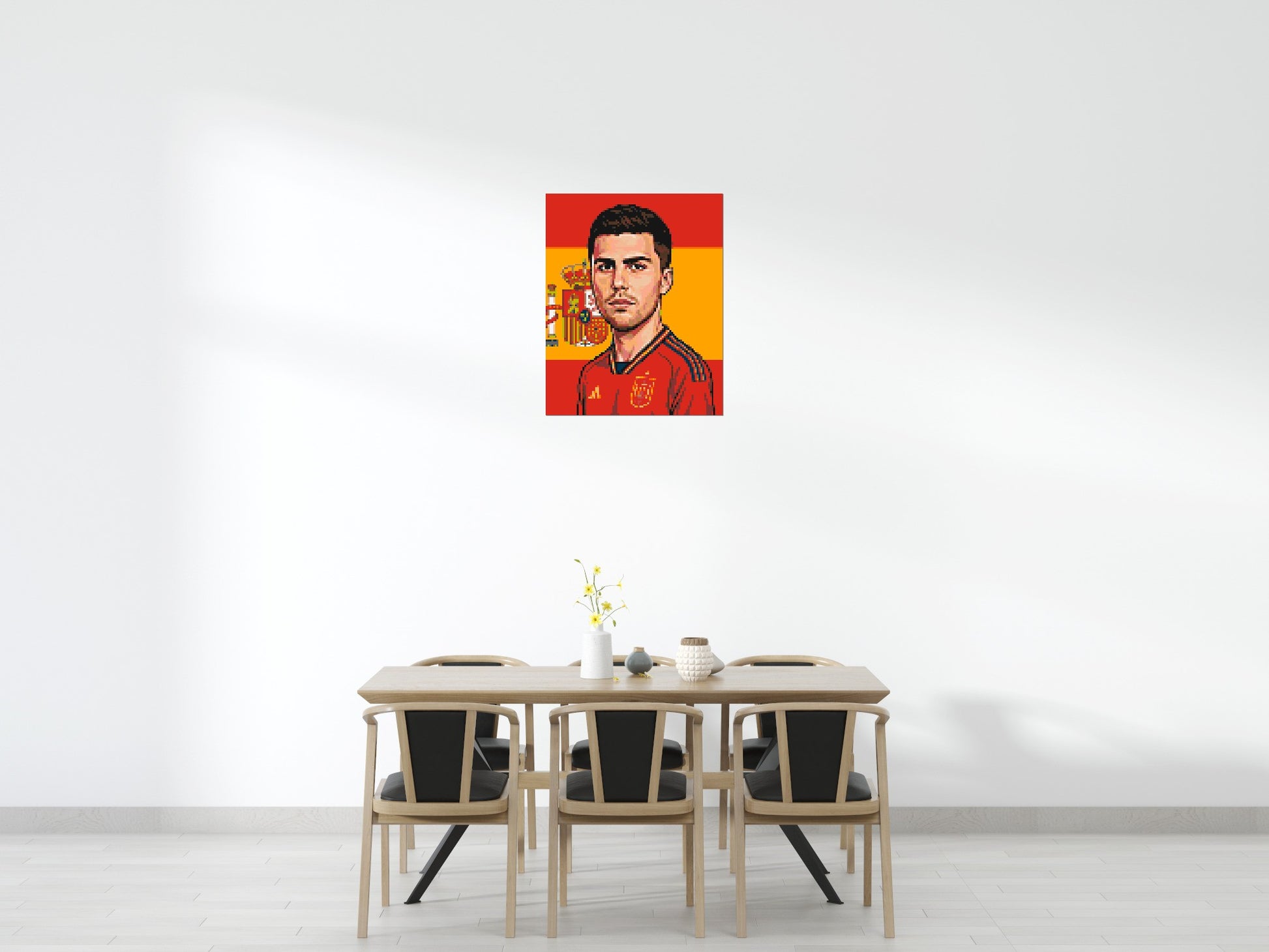 Rodri Caricature - Brick Art Mosaic Kit 4x5 scene