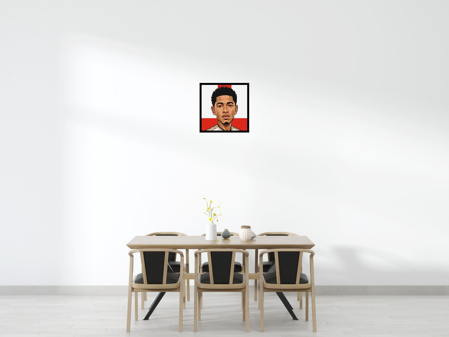 Jude Bellingham Caricature - Brick Art Mosaic Kit 3x3 large