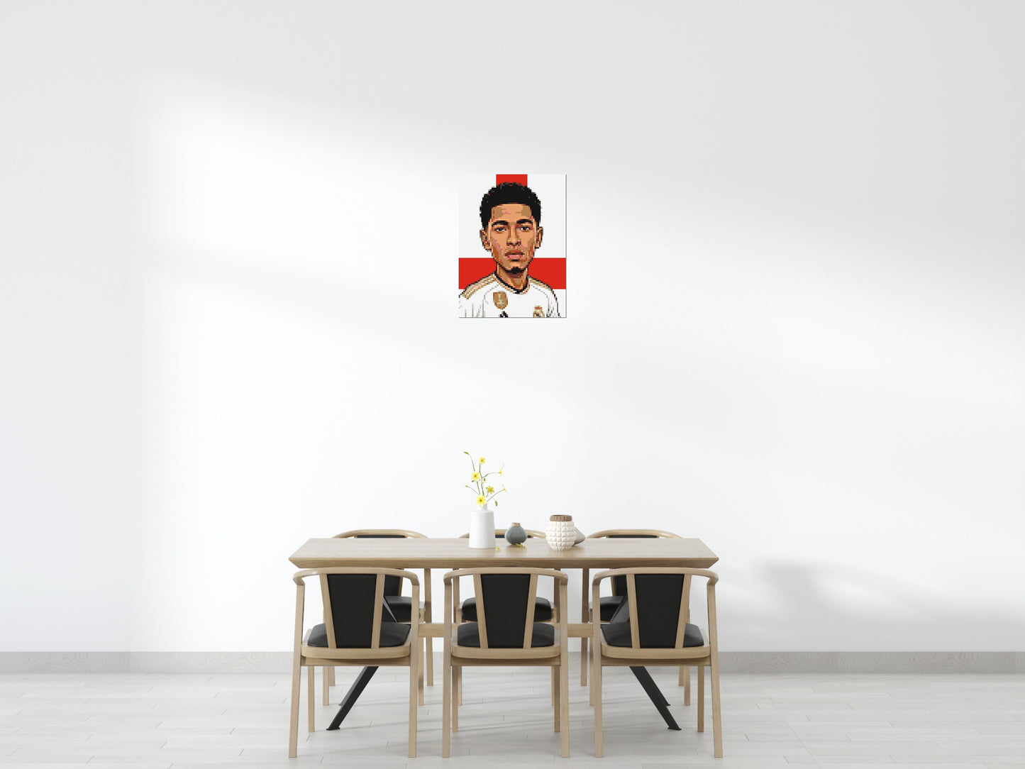 Jude Bellingham Caricature - Brick Art Mosaic Kit 3x4 large