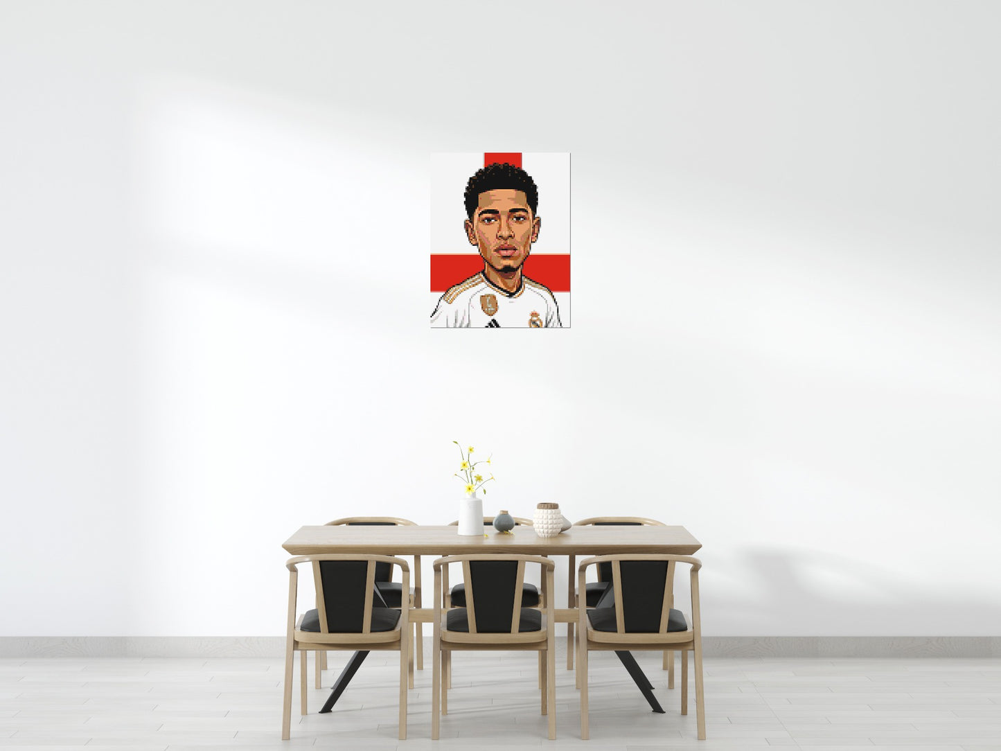 Jude Bellingham Caricature - Brick Art Mosaic Kit 4x5 large