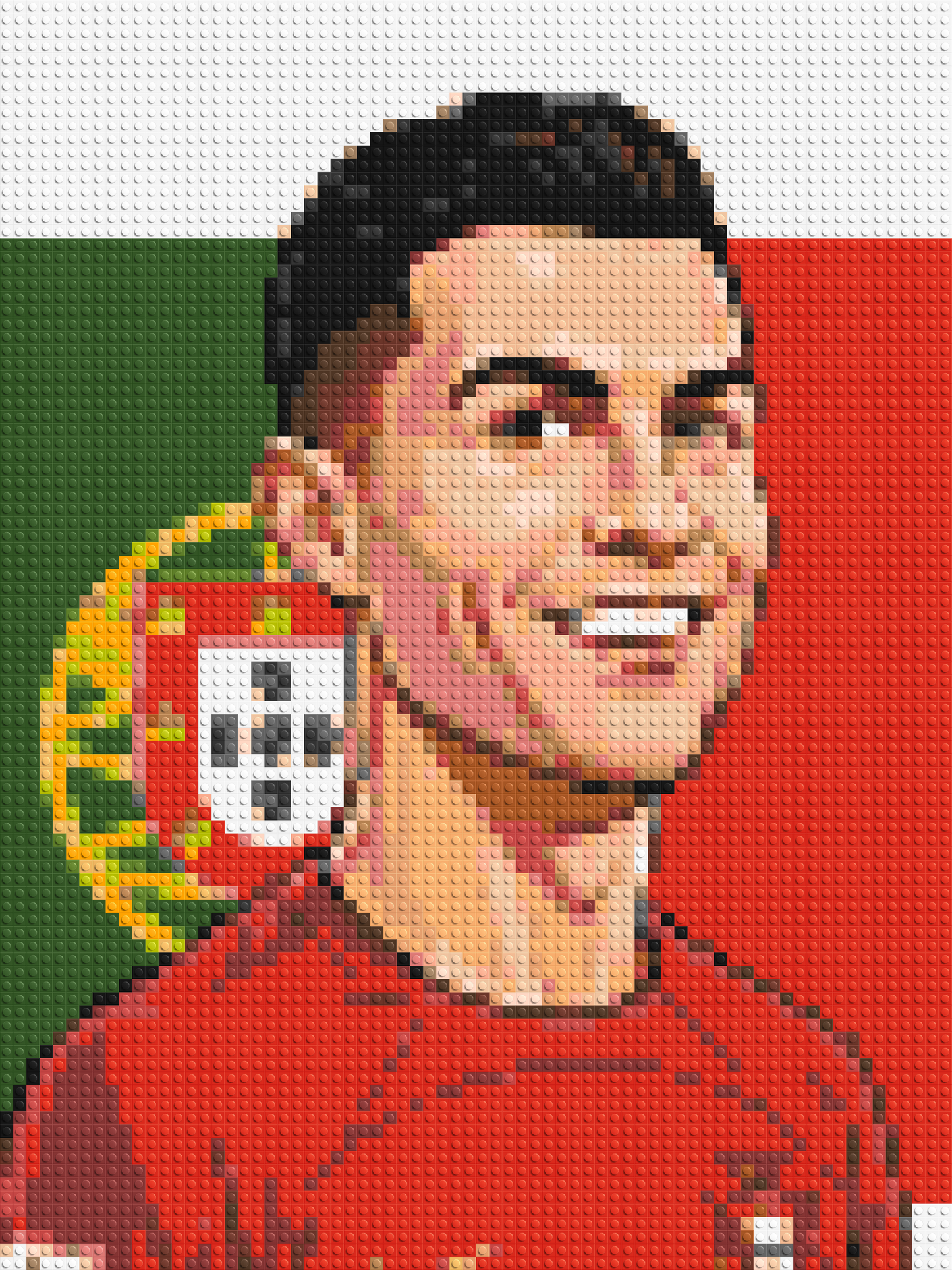 Cristiano Ronaldo Caricature - Brick Art Mosaic Kit 3x4 large