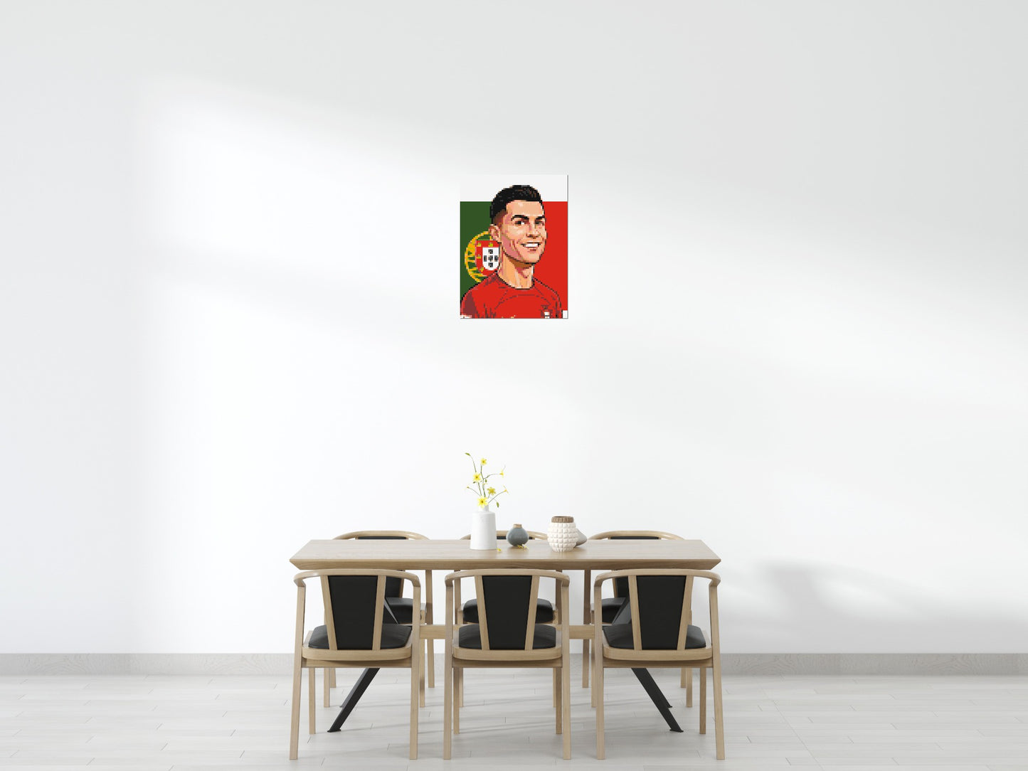 Cristiano Ronaldo Caricature - Brick Art Mosaic Kit 3x4 large