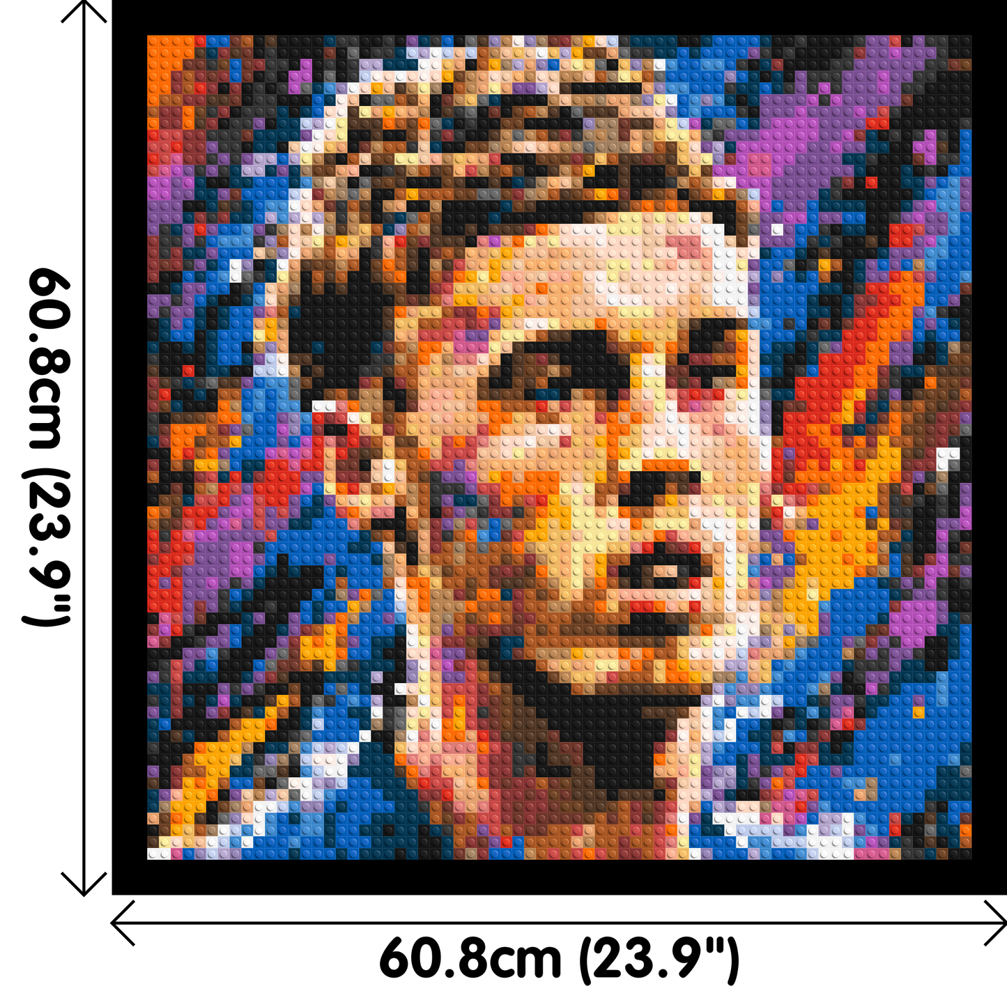 Cole Palmer Urban Pop - Brick Art Mosaic Kit 3x3 large