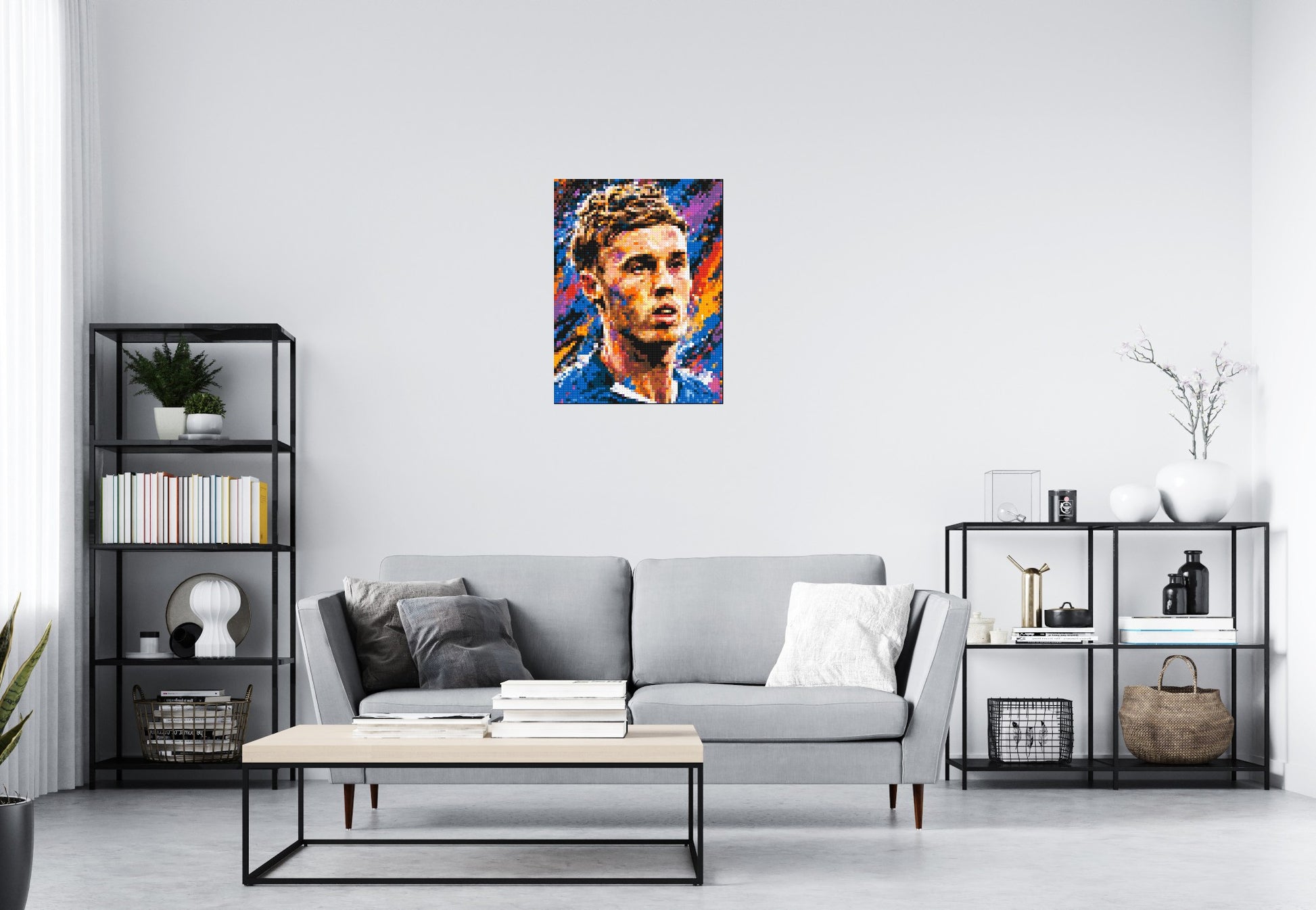 Cole Palmer Urban Pop - Brick Art Mosaic Kit 3x4 scene