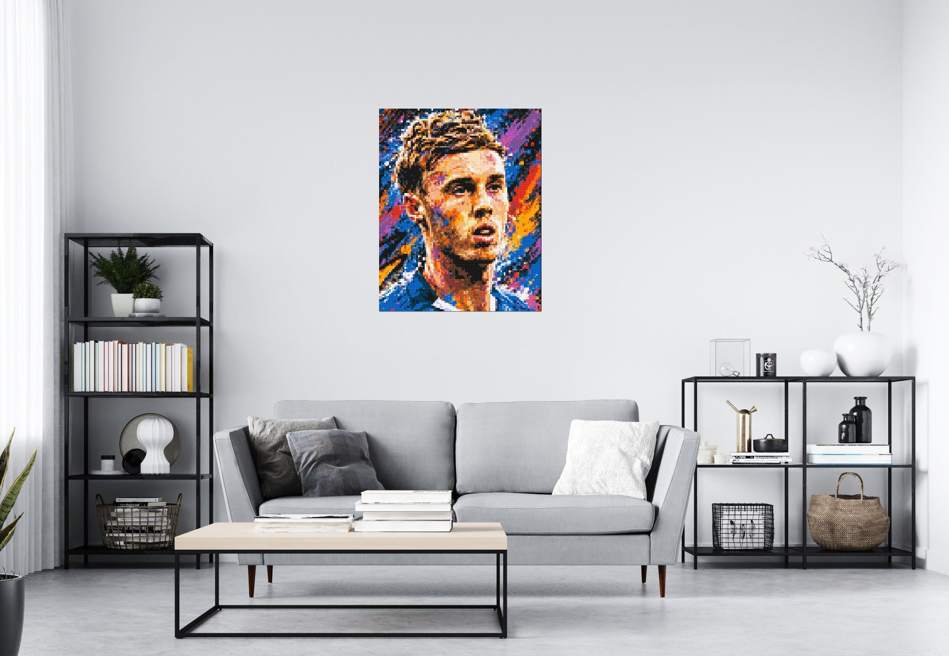 Cole Palmer Urban Pop - Brick Art Mosaic Kit 4x5 scene