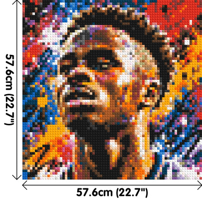 Bukayo Saka Urban Pop - Brick Art Mosaic Kit 3x3 large