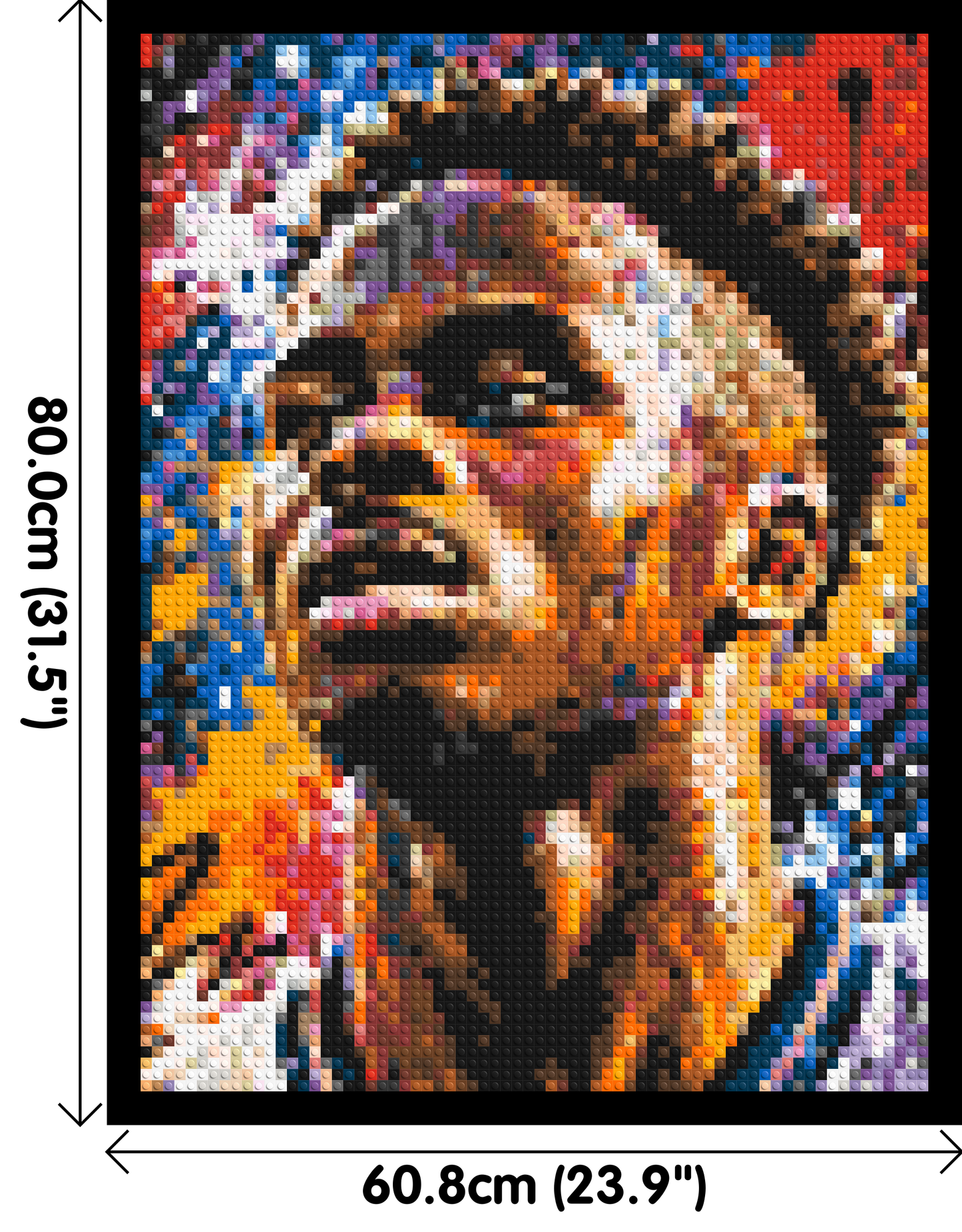 Bukayo Saka Urban Pop - Brick Art Mosaic Kit 3x4 large