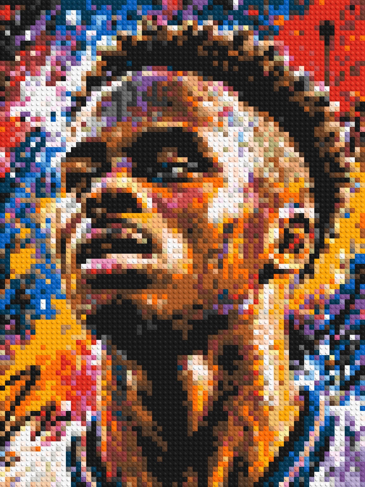 Bukayo Saka Urban Pop - Brick Art Mosaic Kit 3x4 large