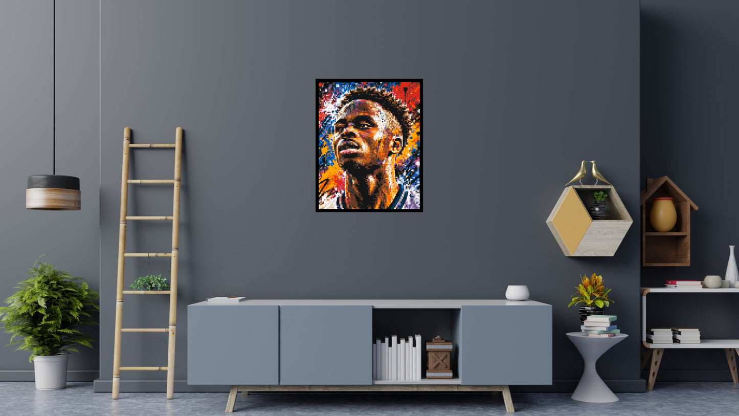 Bukayo Saka Urban Pop - Brick Art Mosaic Kit 4x5 large