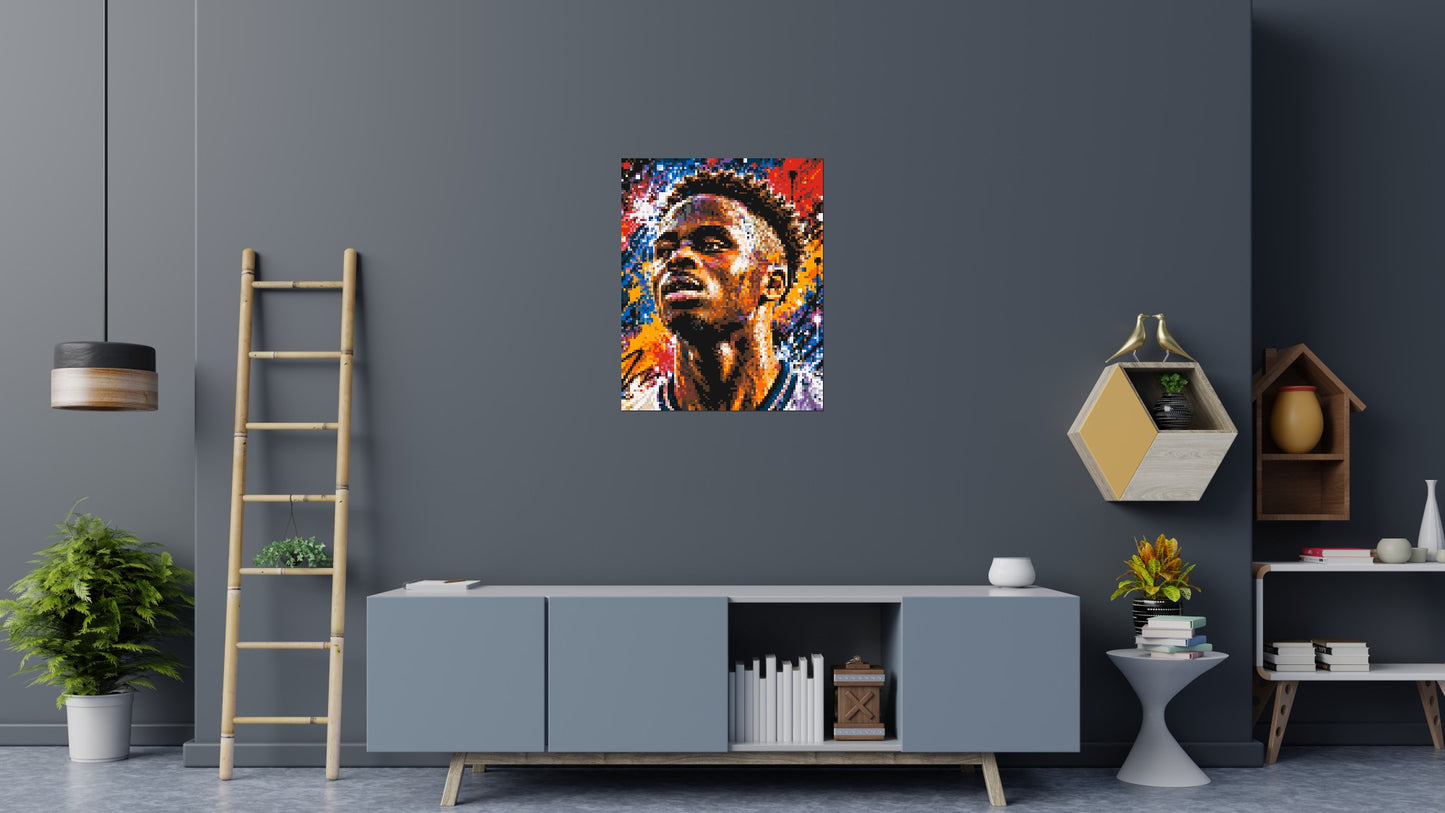 Bukayo Saka Urban Pop - Brick Art Mosaic Kit 4x5 large