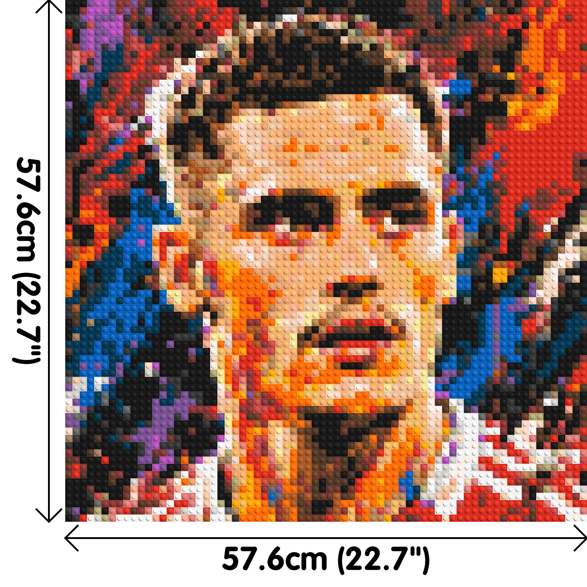 Florian Wirtz Urban Pop - Brick Art Mosaic Kit 3x3 dimensions