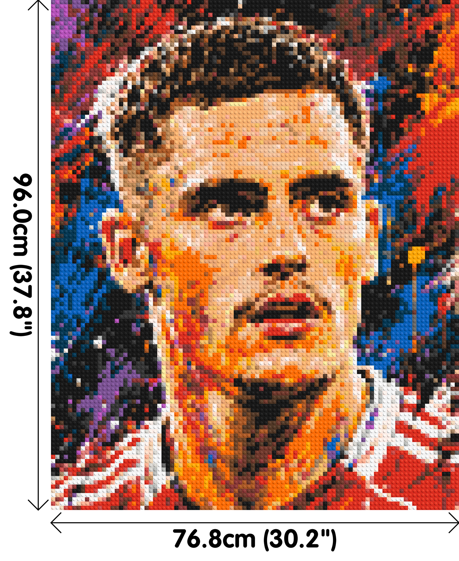 Florian Wirtz Urban Pop - Brick Art Mosaic Kit 4x5 dimensions