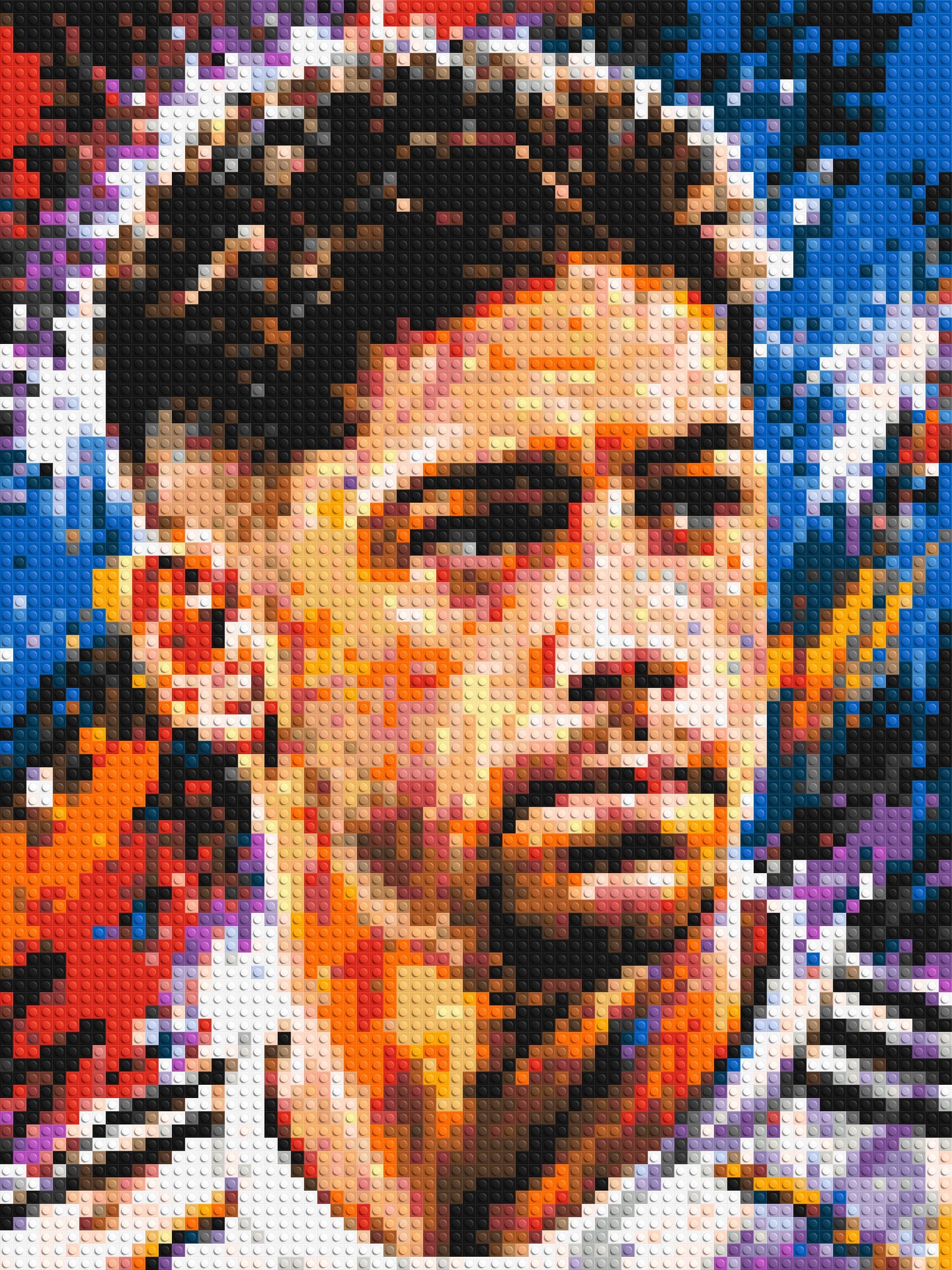 Federico Valverde Urban Pop - Brick Art Mosaic Kit 3x4 large