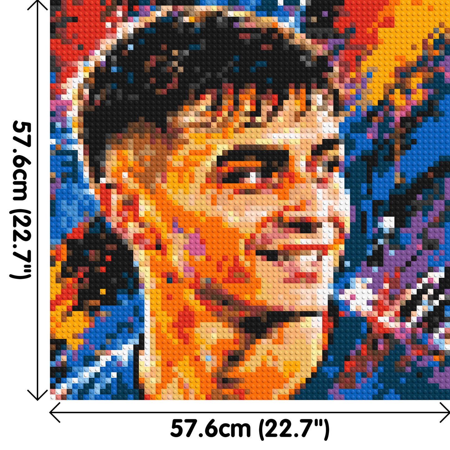 Pedri Urban Pop - Brick Art Mosaic Kit 3x3 large