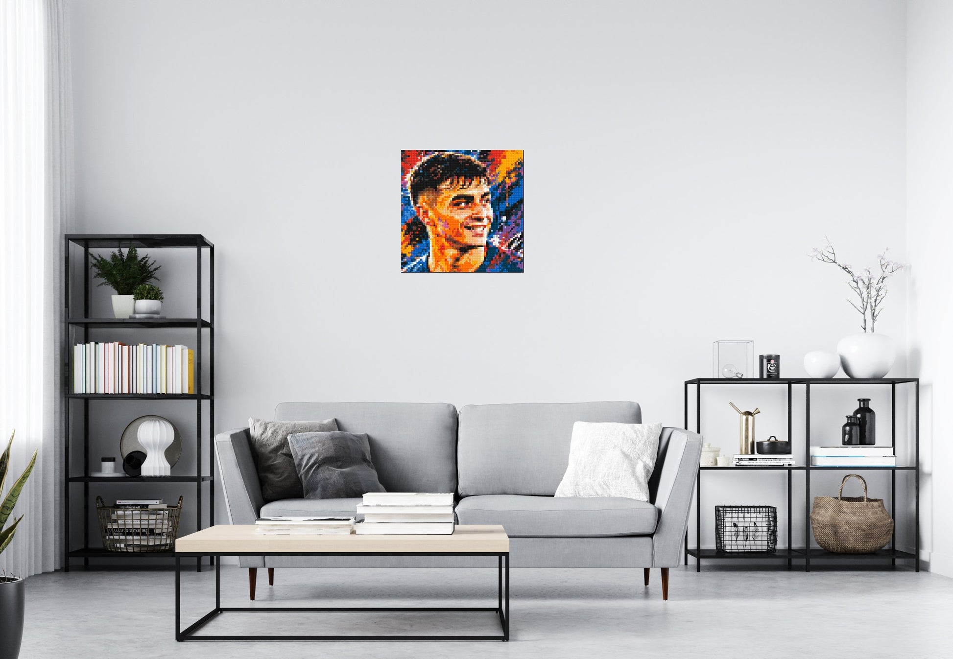 Pedri Urban Pop - Brick Art Mosaic Kit 3x3 scene
